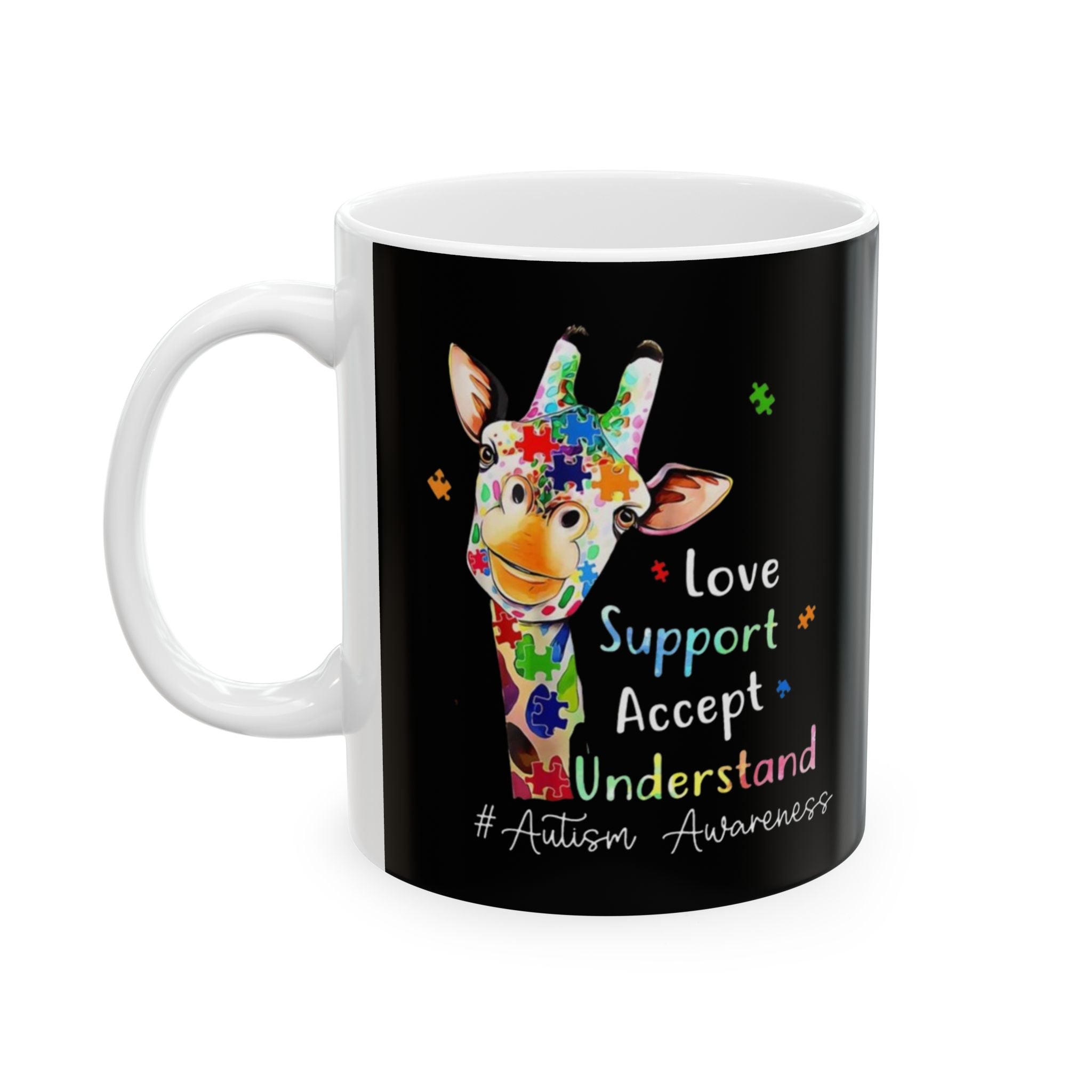 Love, Support, Accept, Ceramic Mug