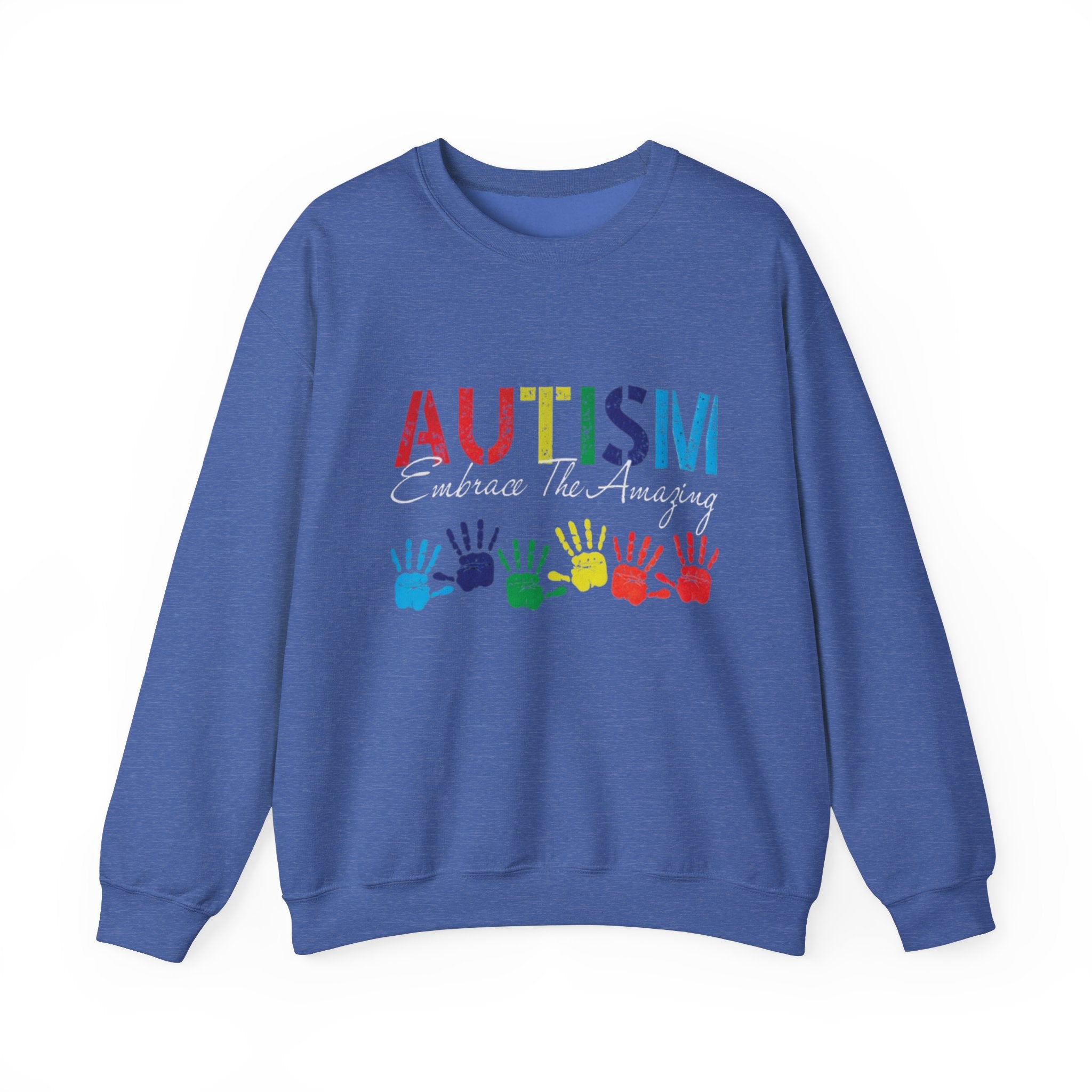 Autism Embrace The Amazing, Autism Awareness Adult Sweatshirt