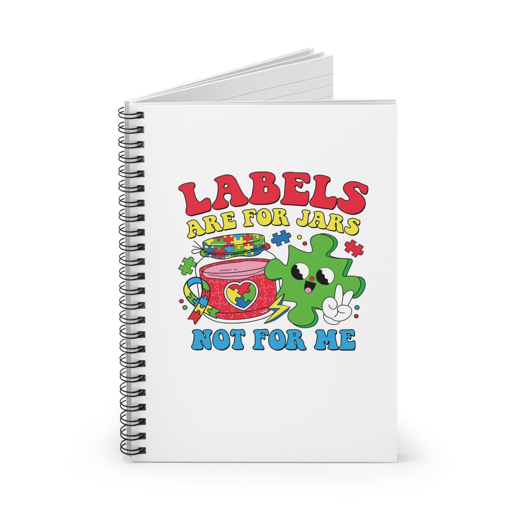 Not For Me Spiral Notebook - Ruled Line