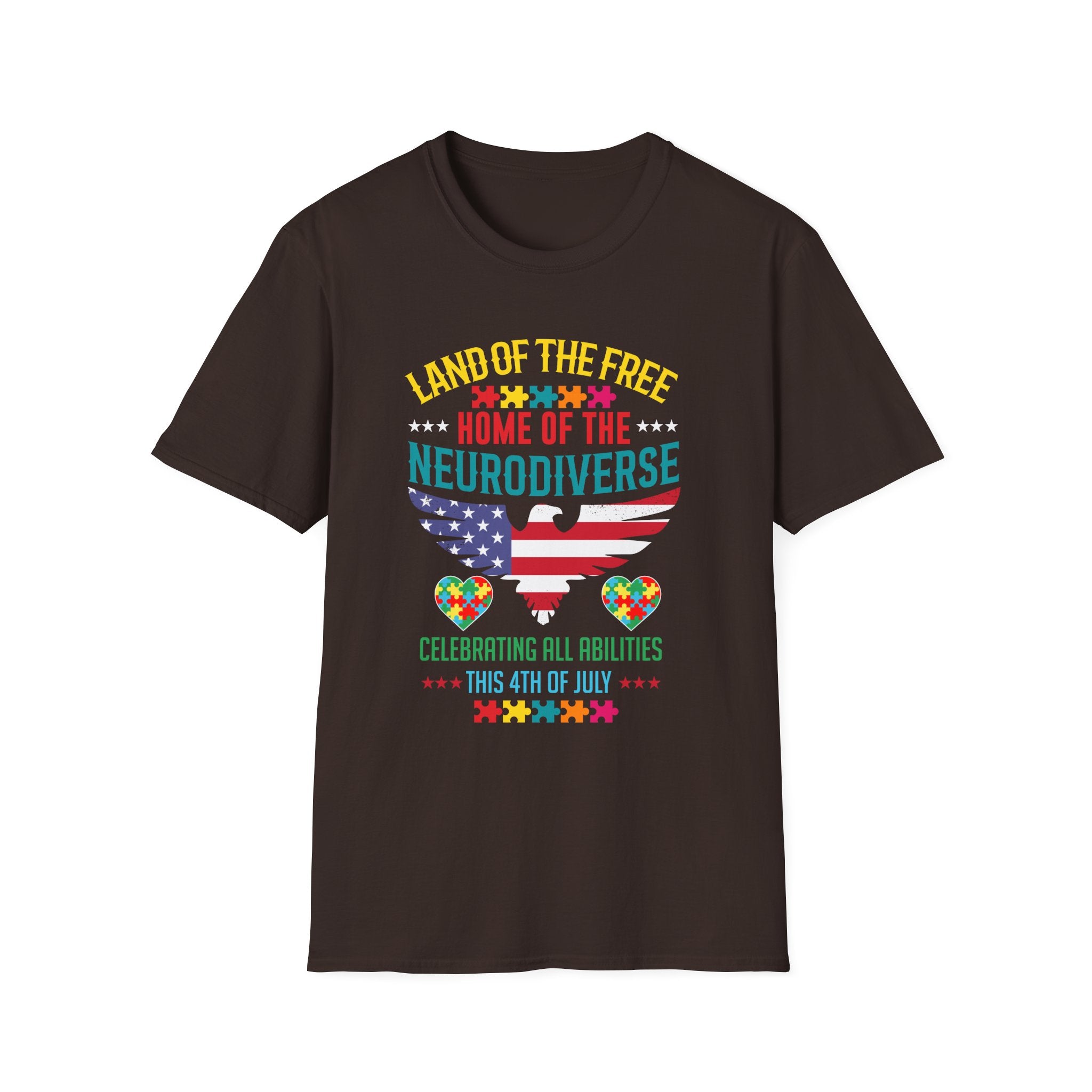 Home of Neurodiverse Autism Awareness , Adult T-Shirt