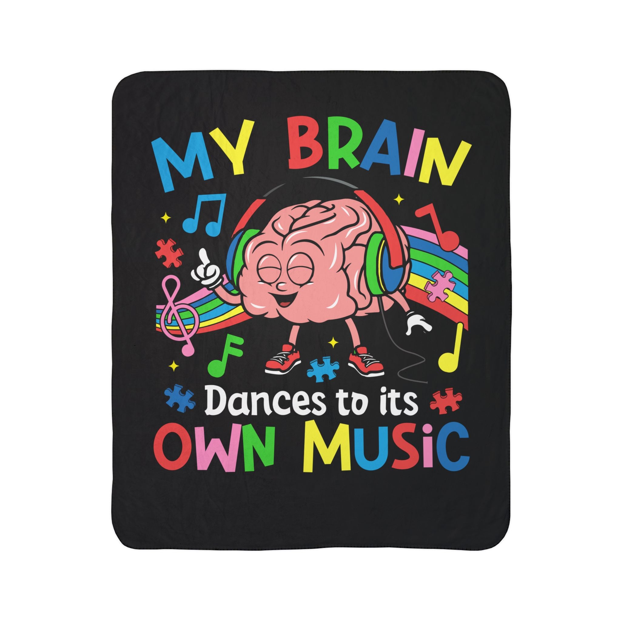 Own Music Fleece Sherpa Blanket