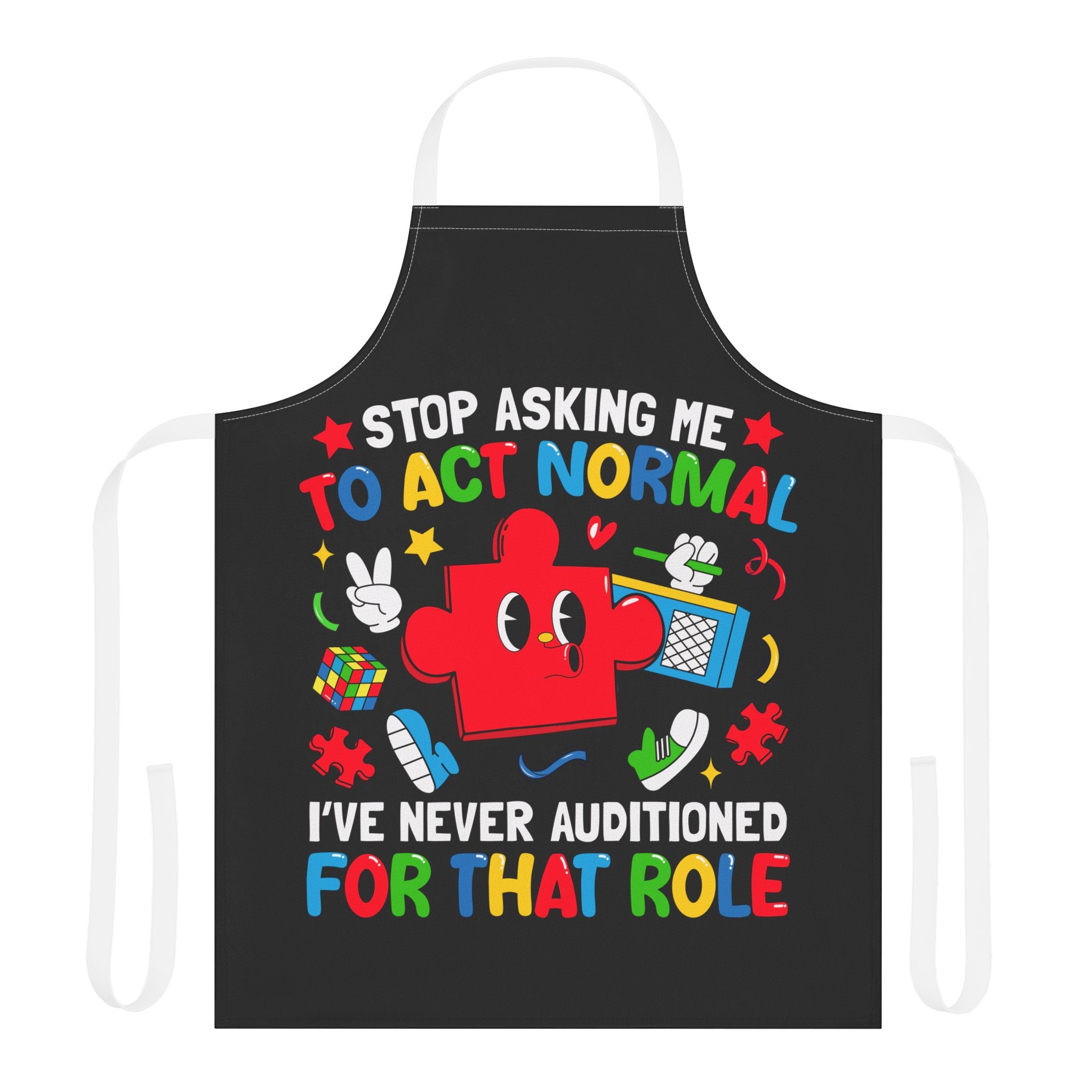 To Act Normal Routine Love Apron