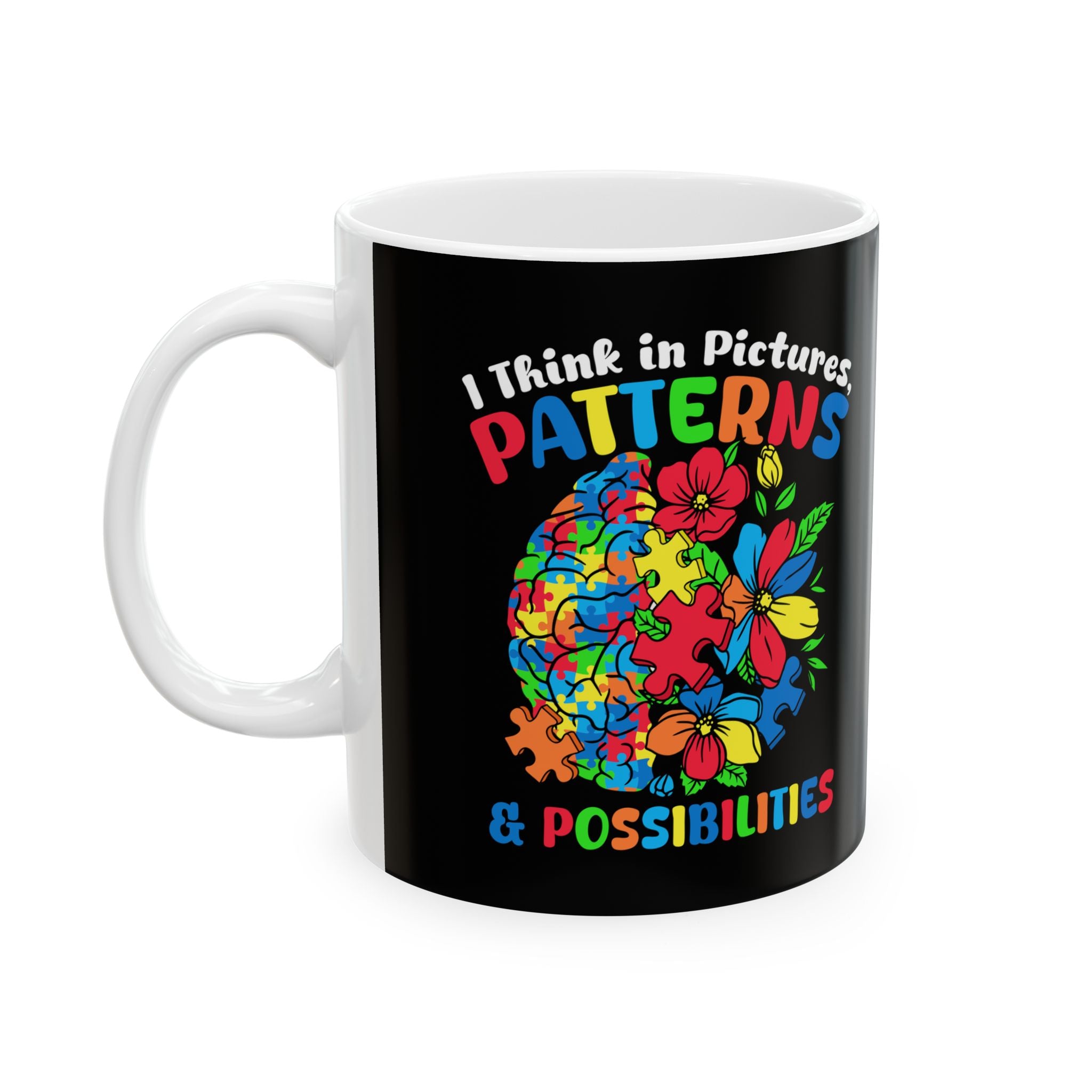 I Think In Pictures, Ceramic Mug