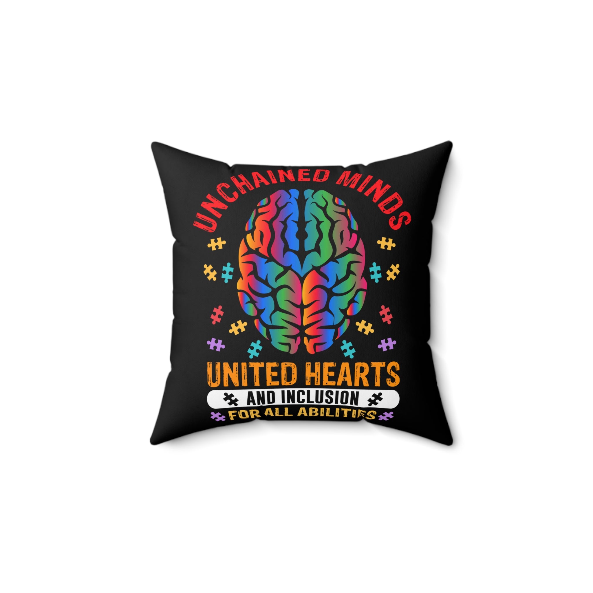 Unchained Minds Spun Polyester Square Pillow