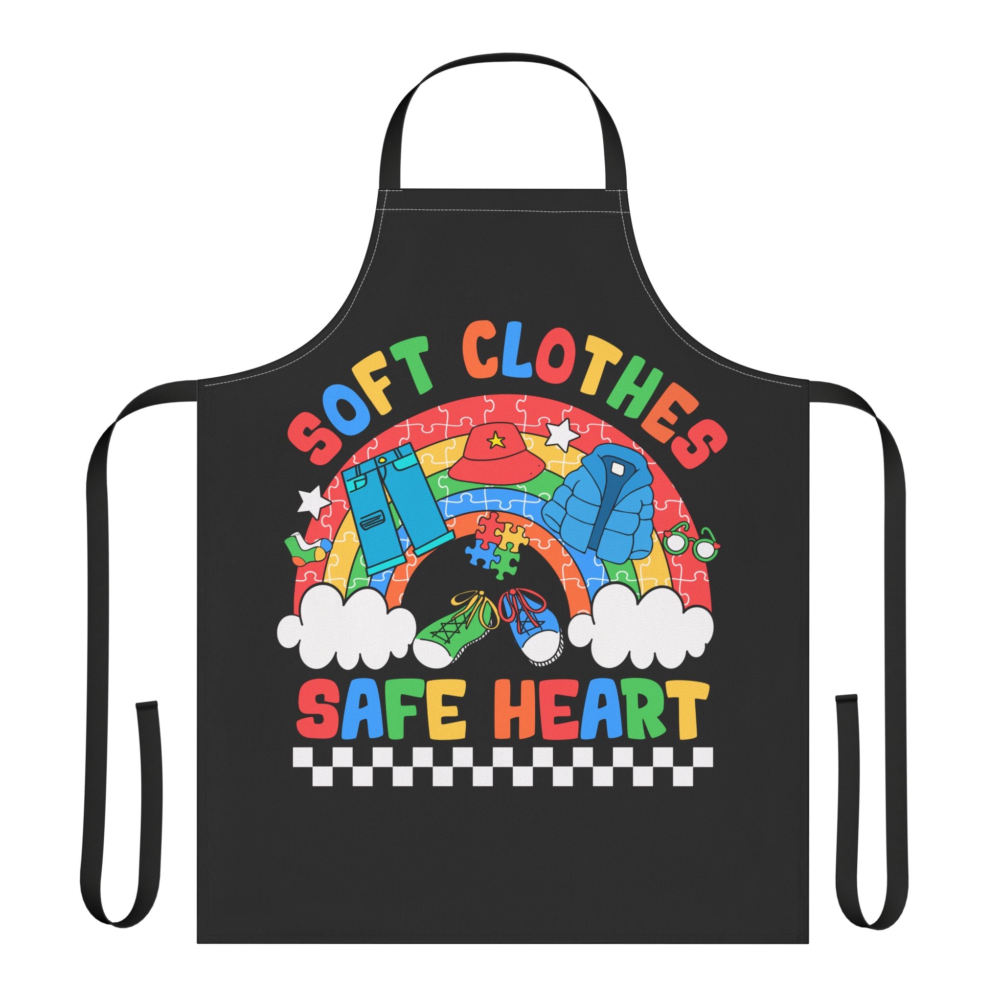 Soft Clothes Routine Love Apron