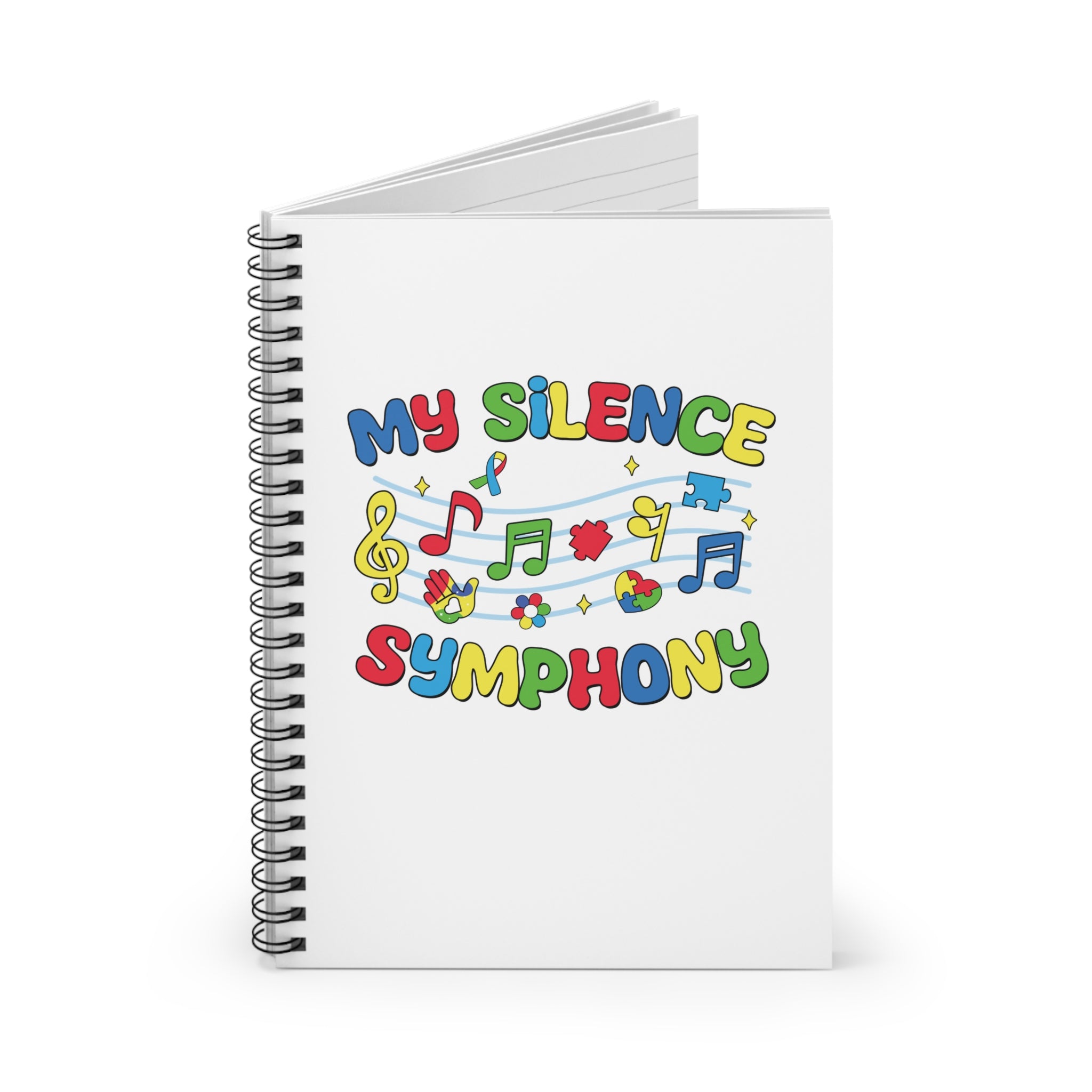 My Silence Spiral Notebook - Ruled Line