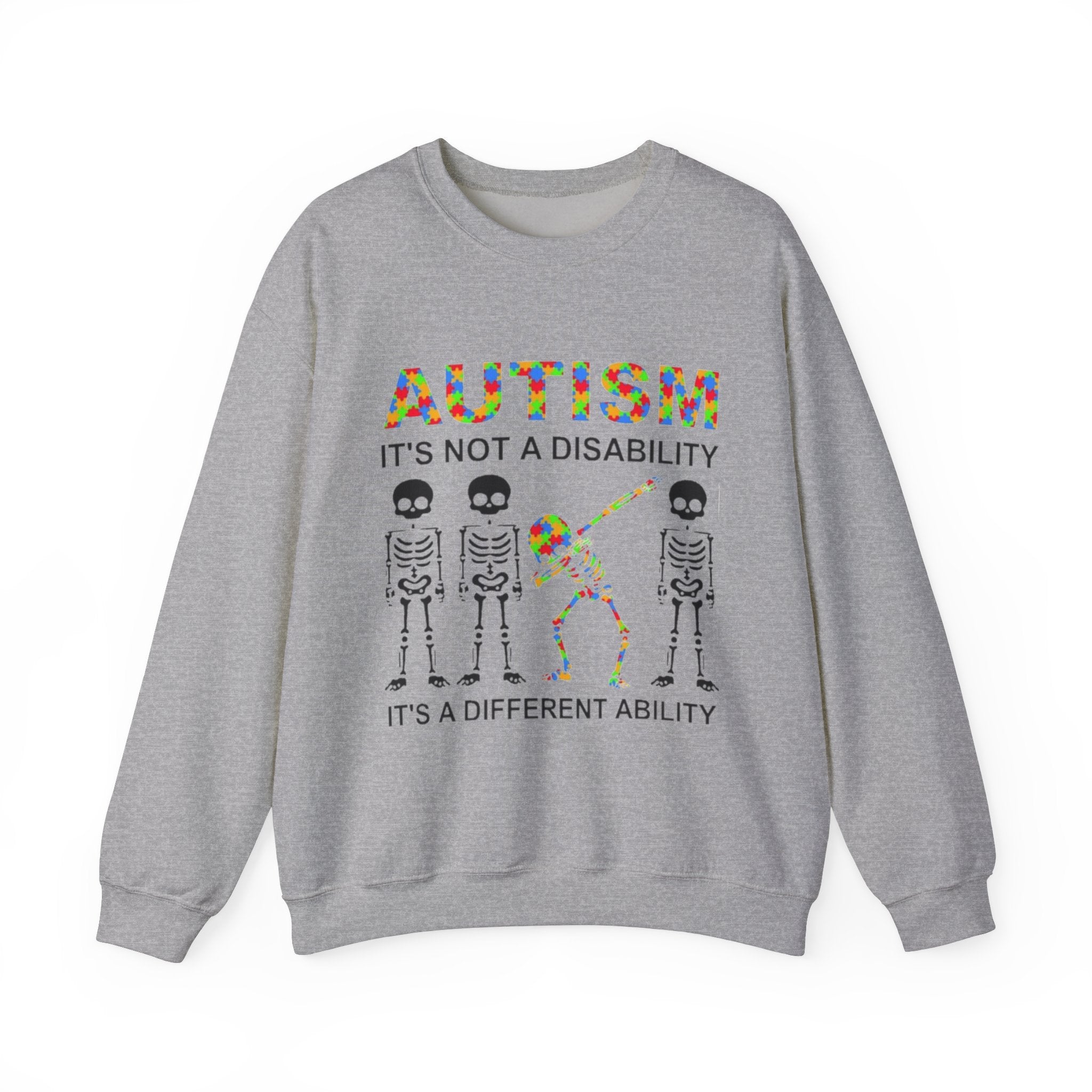 Autism It's Not A Disability, Autism Awareness Adult Sweatshirt