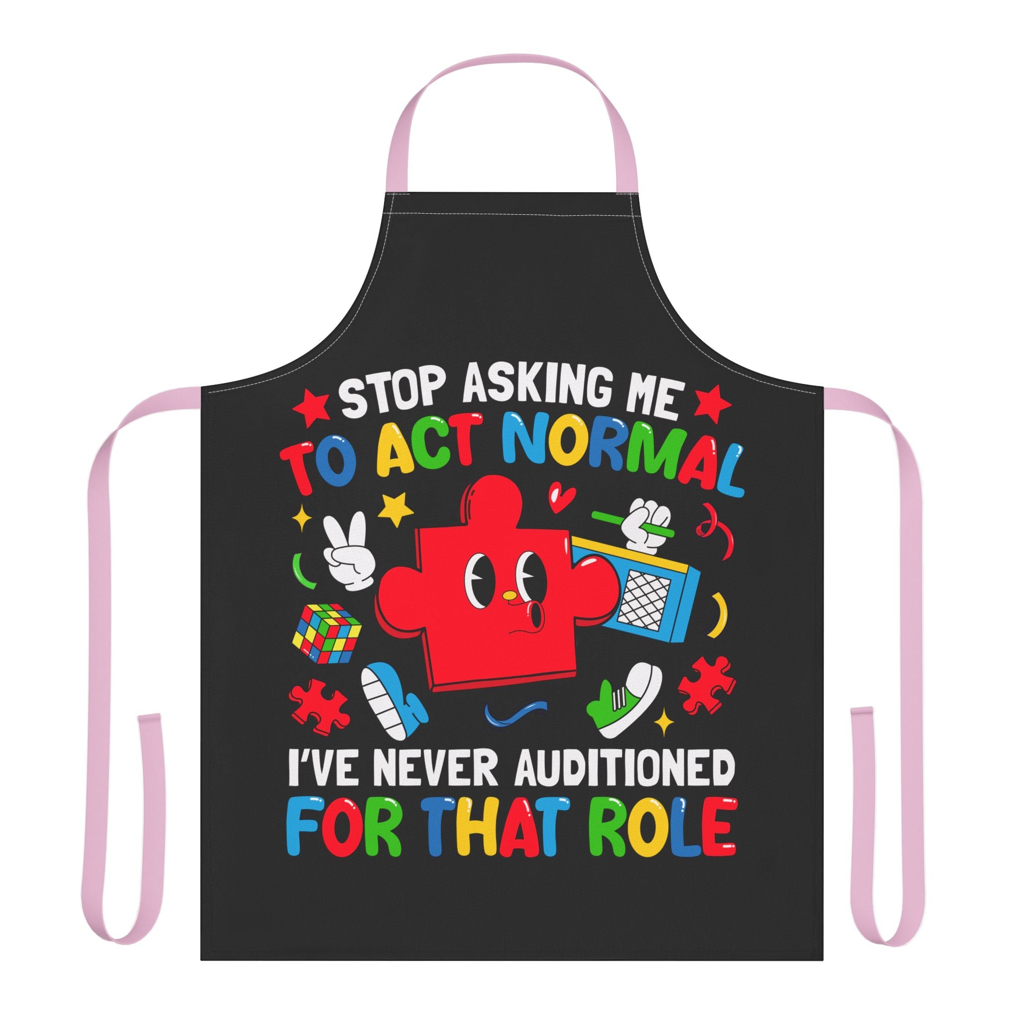 To Act Normal Routine Love Apron