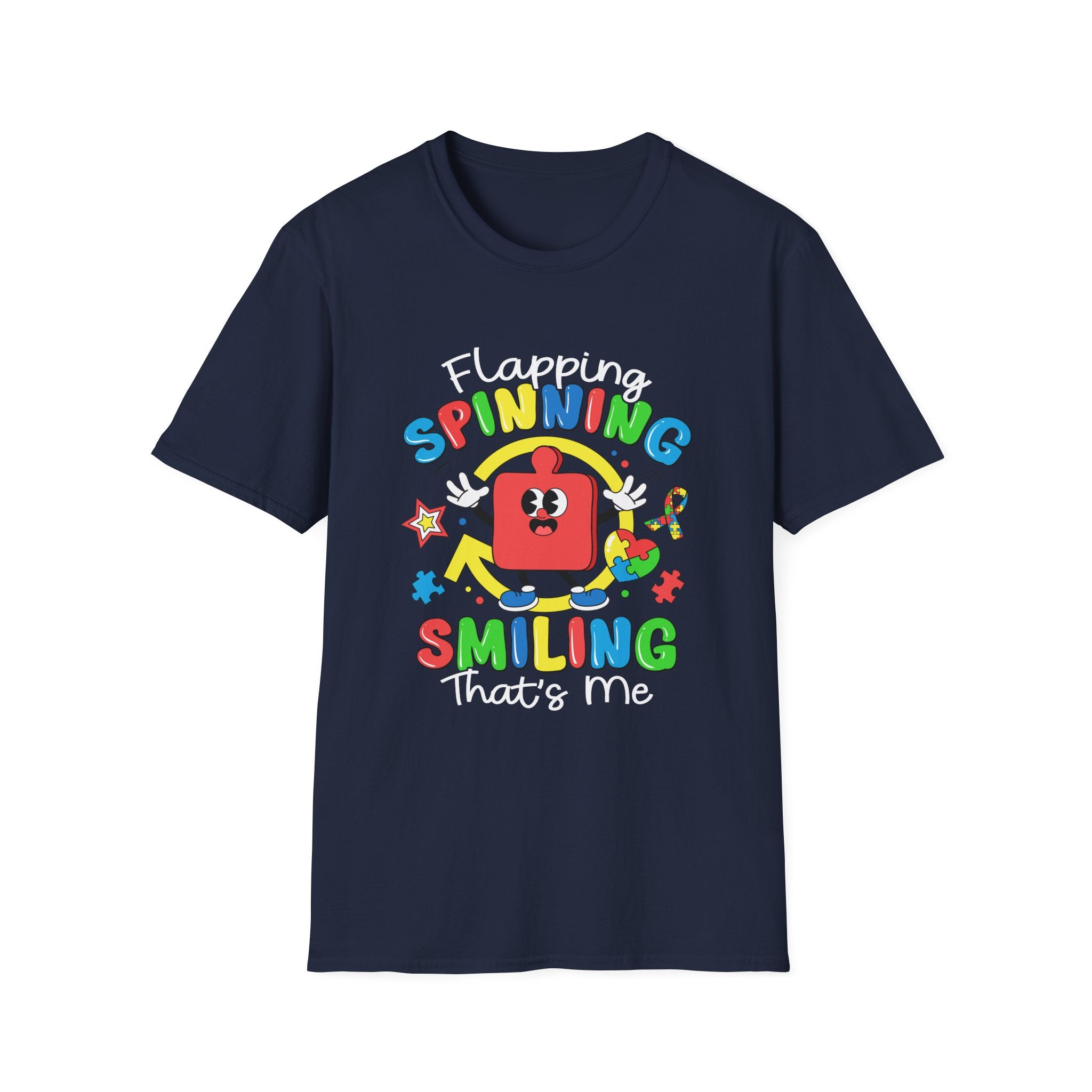 Smiling Spinning, Adult T-Shirt