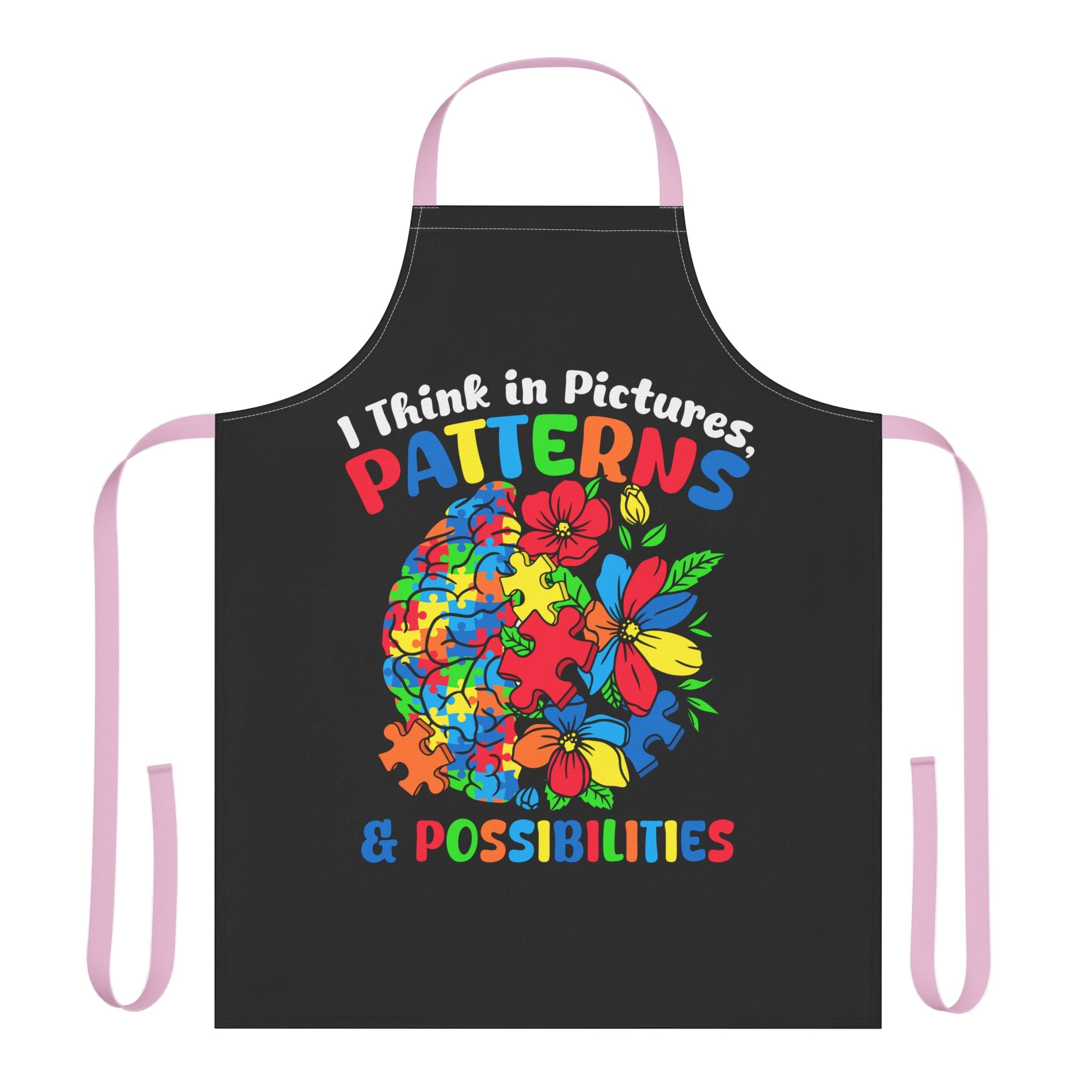 I Think In Pictures Routine Love Apron