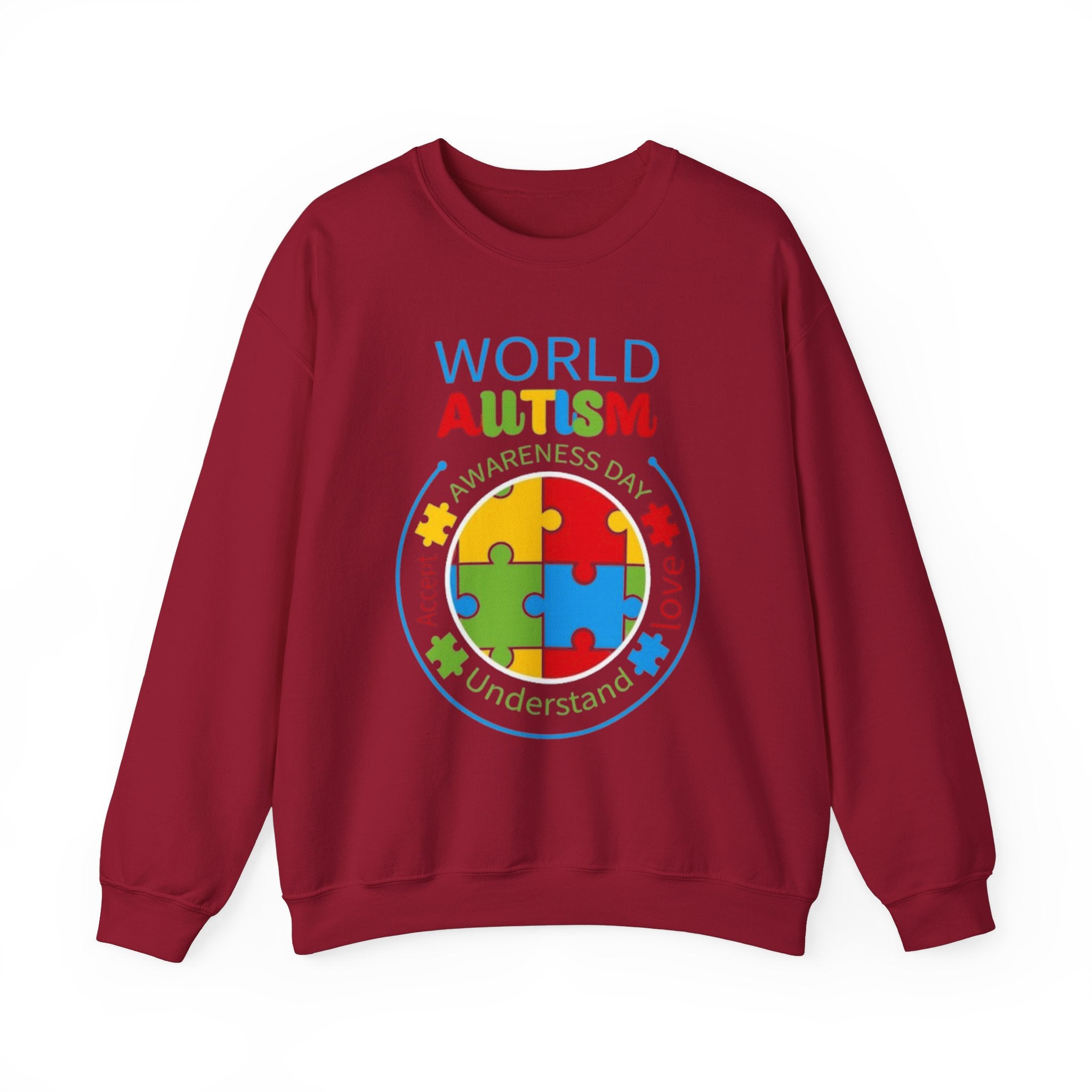 World Autism, Autism Awareness Adult Sweatshirt
