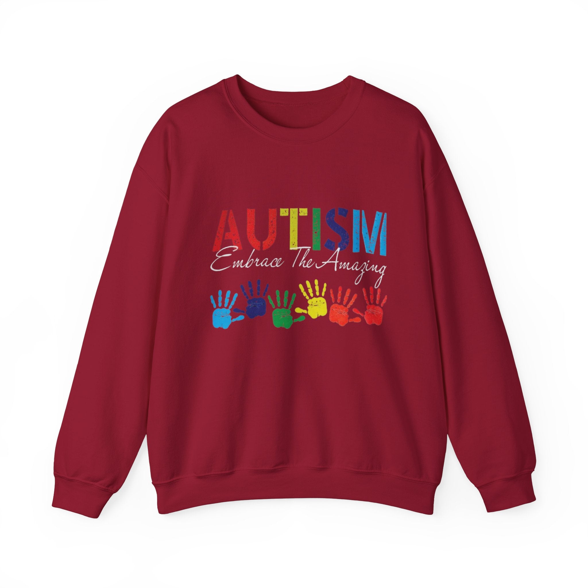 Autism Embrace The Amazing, Autism Awareness Adult Sweatshirt