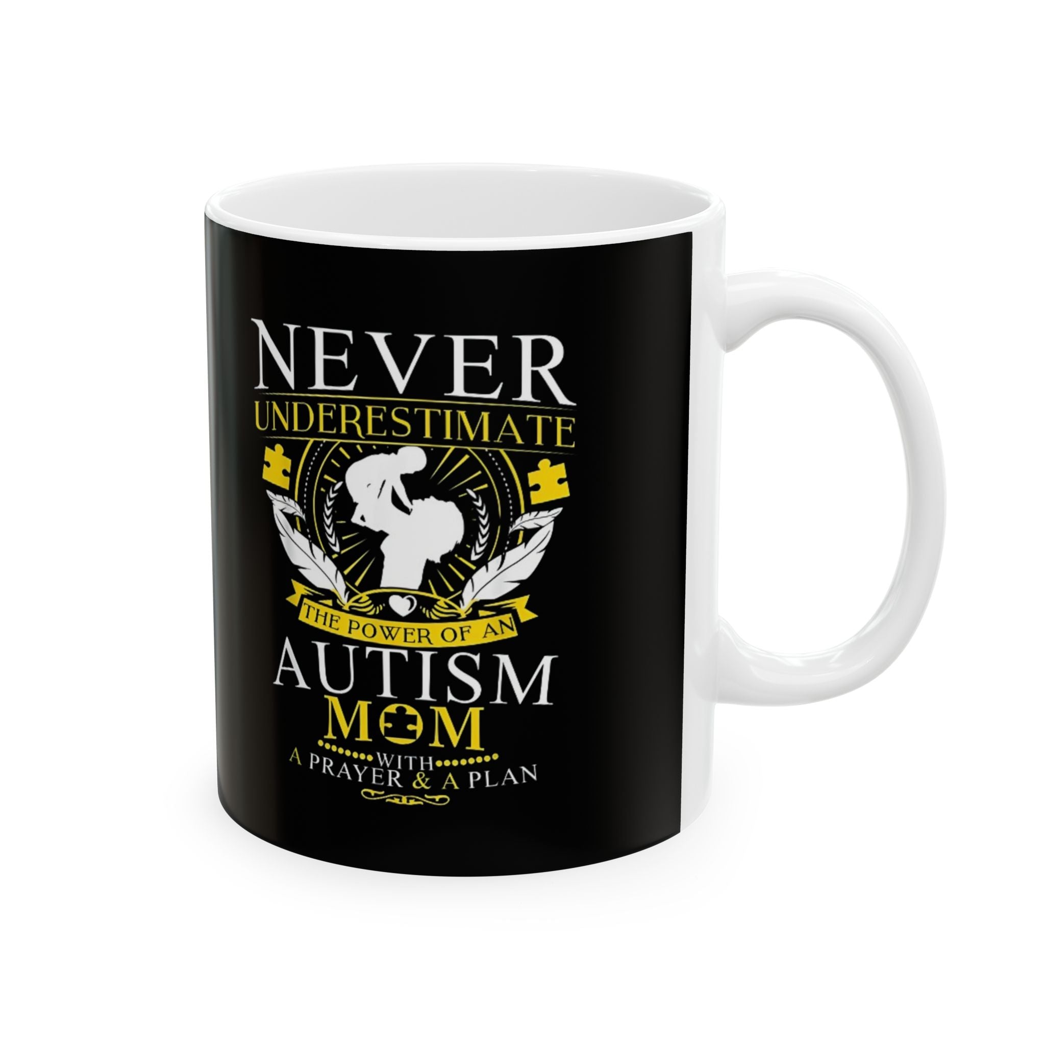 Never Underestimate, Ceramic Mug