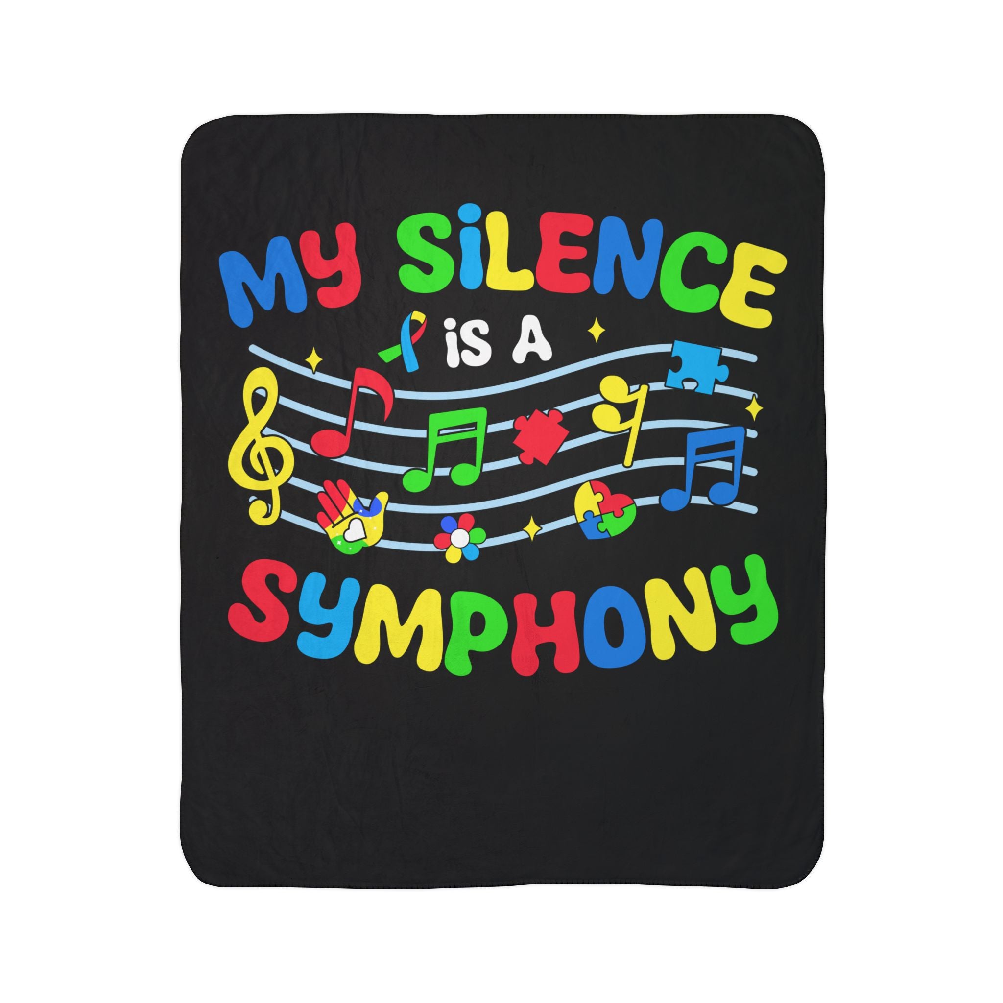 My Silence Fleece Sherpa Blanket