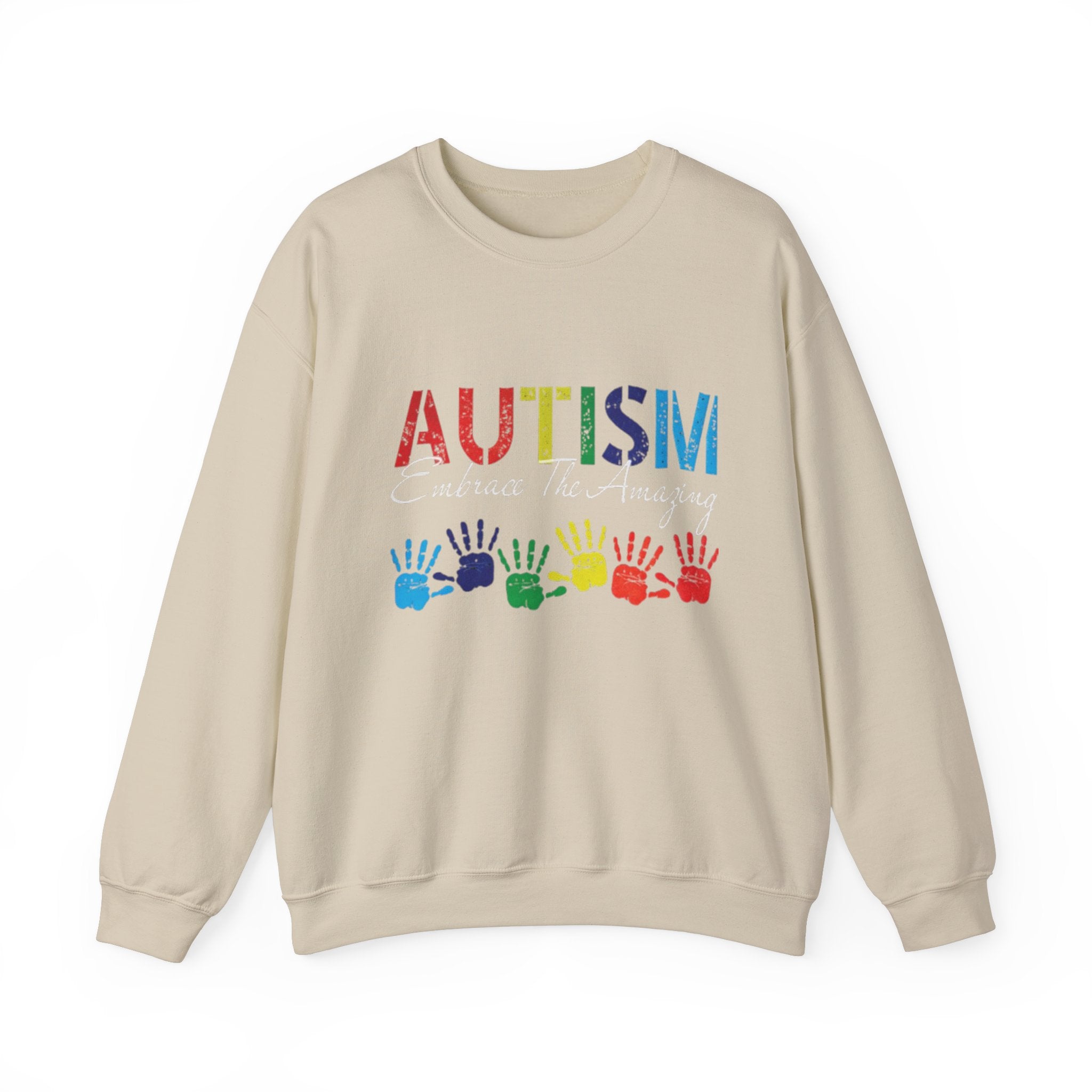Autism Embrace The Amazing, Autism Awareness Adult Sweatshirt