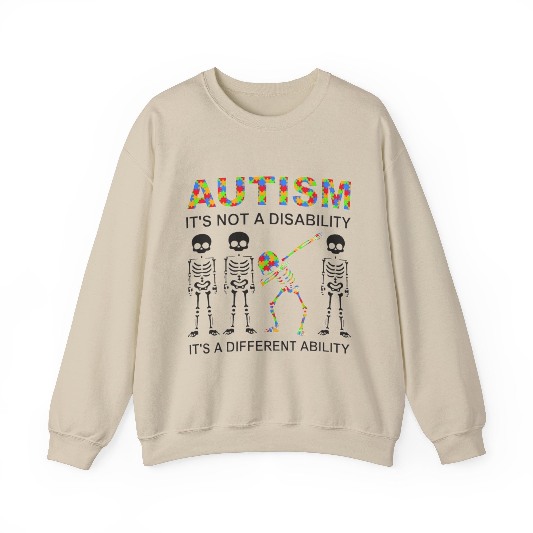 Autism It's Not A Disability, Autism Awareness Adult Sweatshirt
