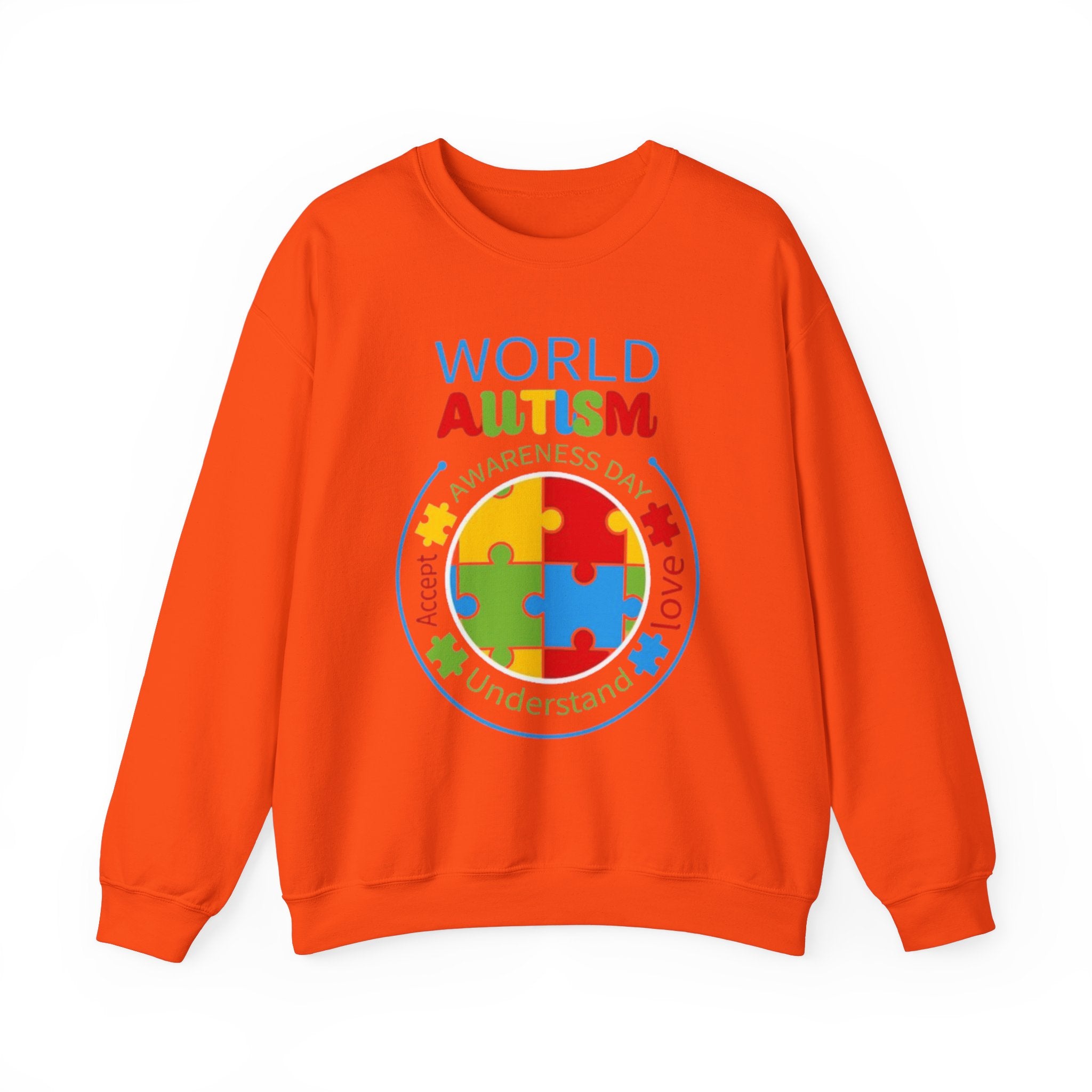 World Autism, Autism Awareness Adult Sweatshirt