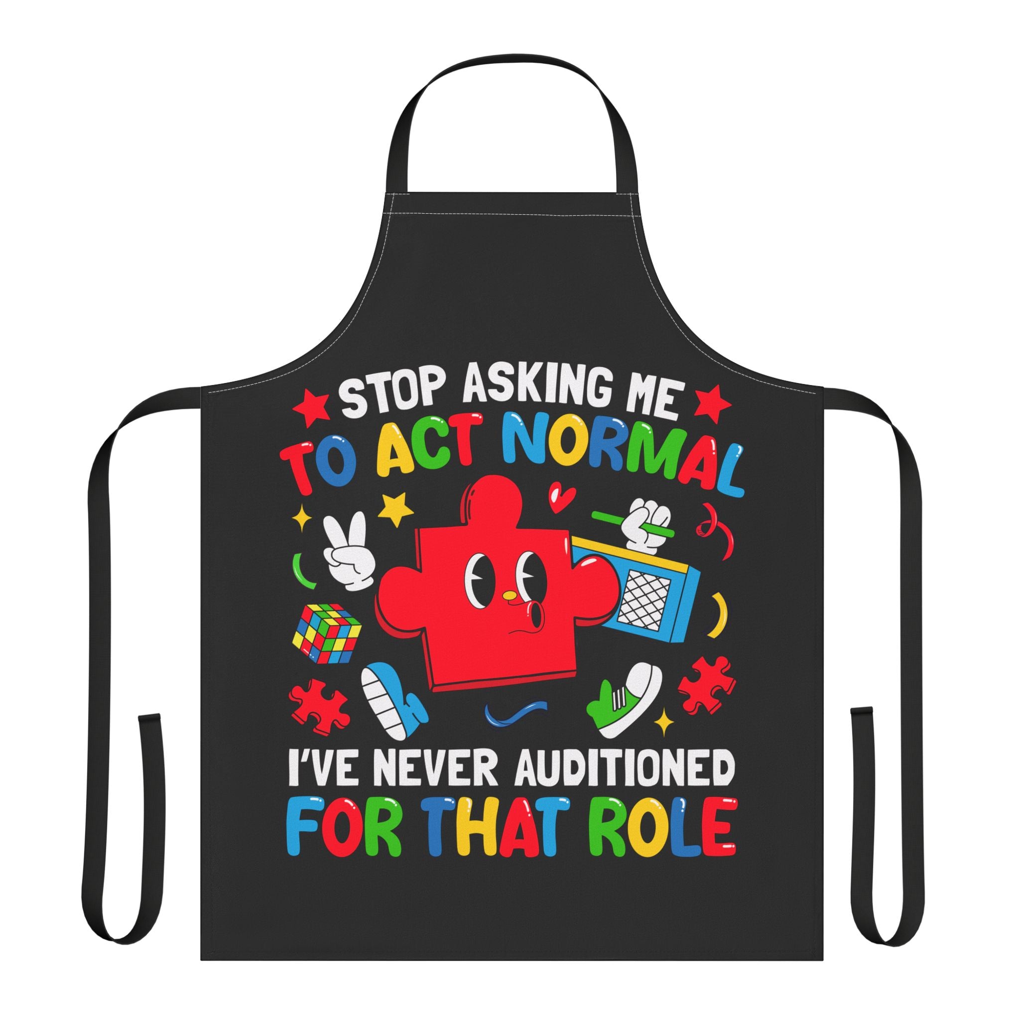 To Act Normal Routine Love Apron