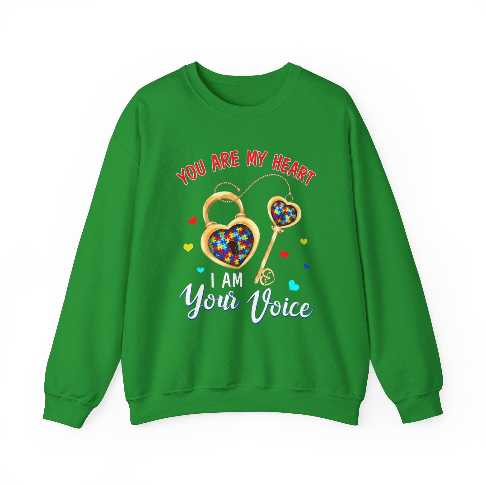 You Are My Heart, Autism Awareness Adult Sweatshirt