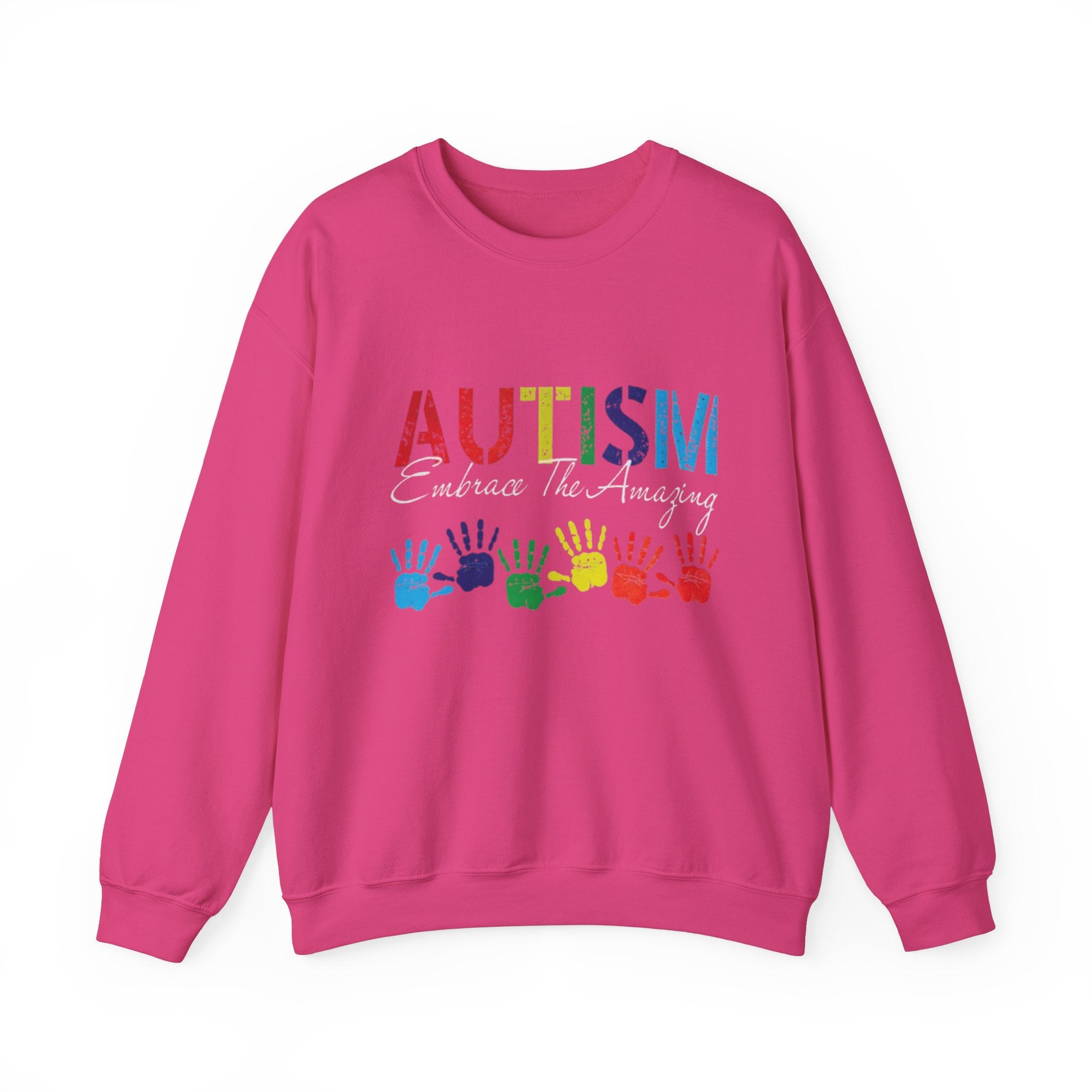 Autism Embrace The Amazing, Autism Awareness Adult Sweatshirt