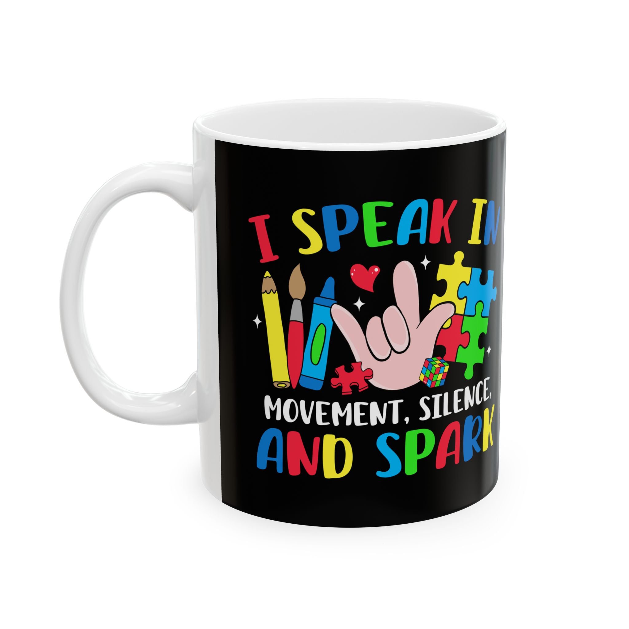I Speak In, Ceramic Mug