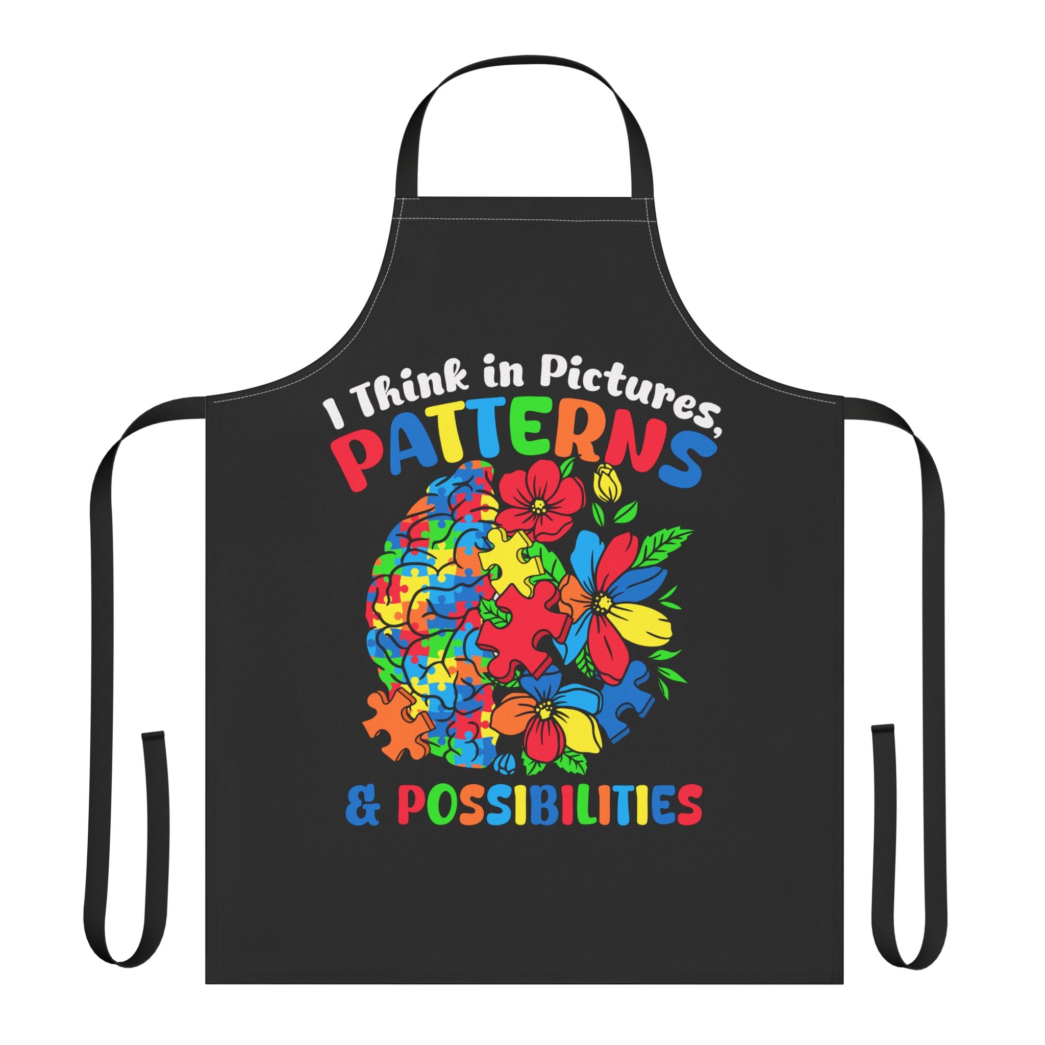 I Think In Pictures Routine Love Apron