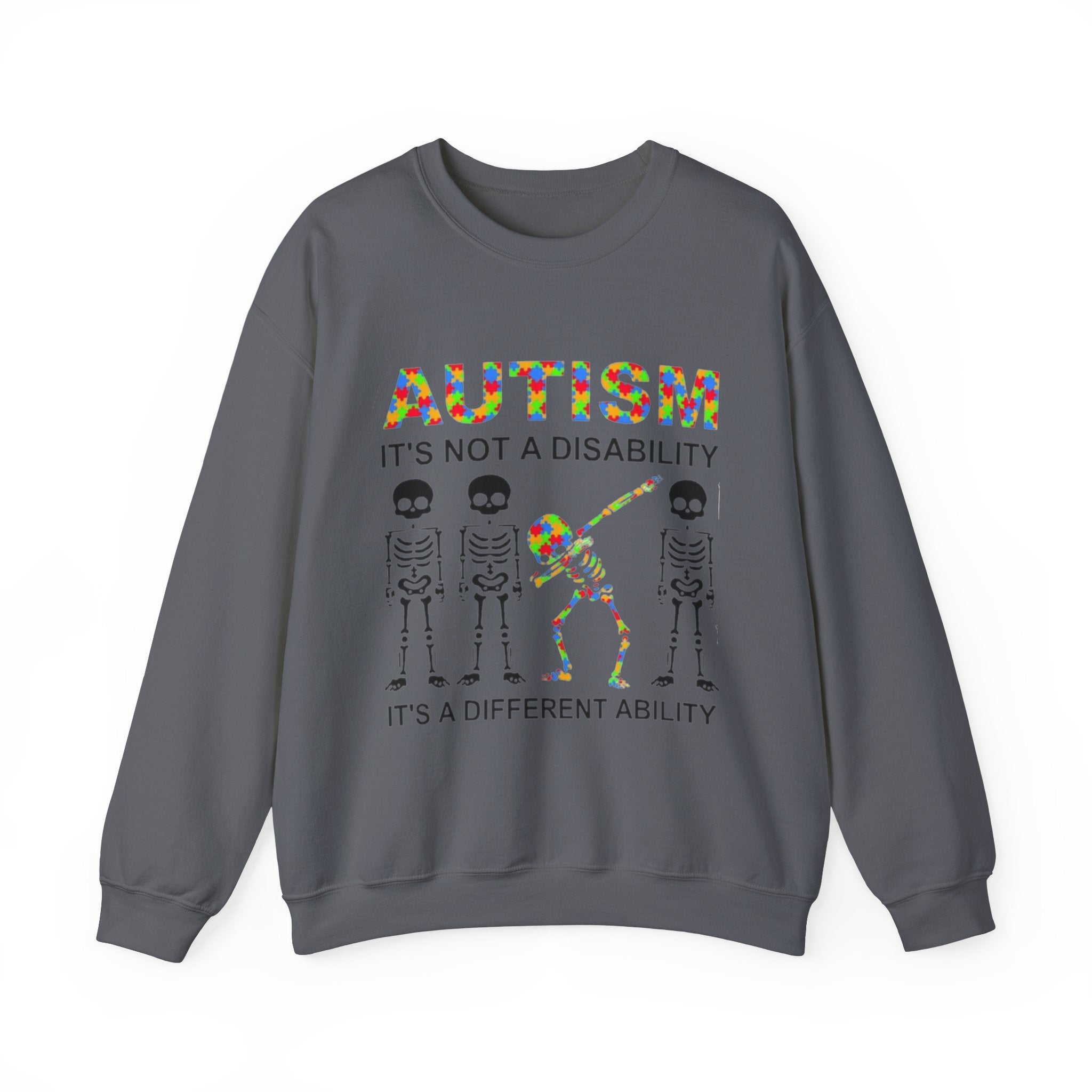 Autism It's Not A Disability, Autism Awareness Adult Sweatshirt