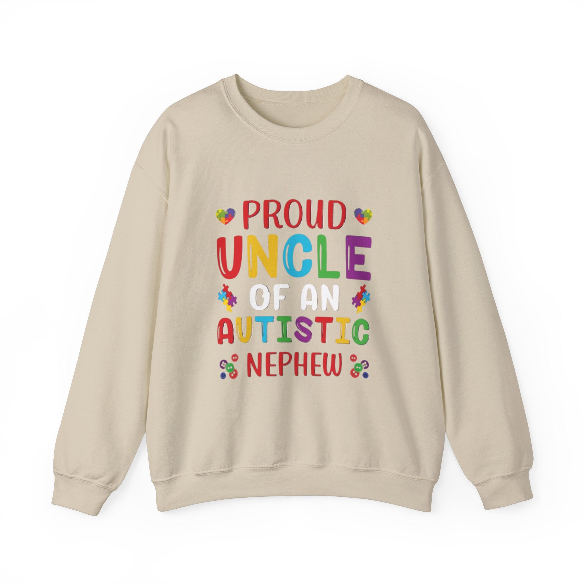 Proud Uncle Of An Autistic Nephew, Autism Awareness Adult Sweatshirt