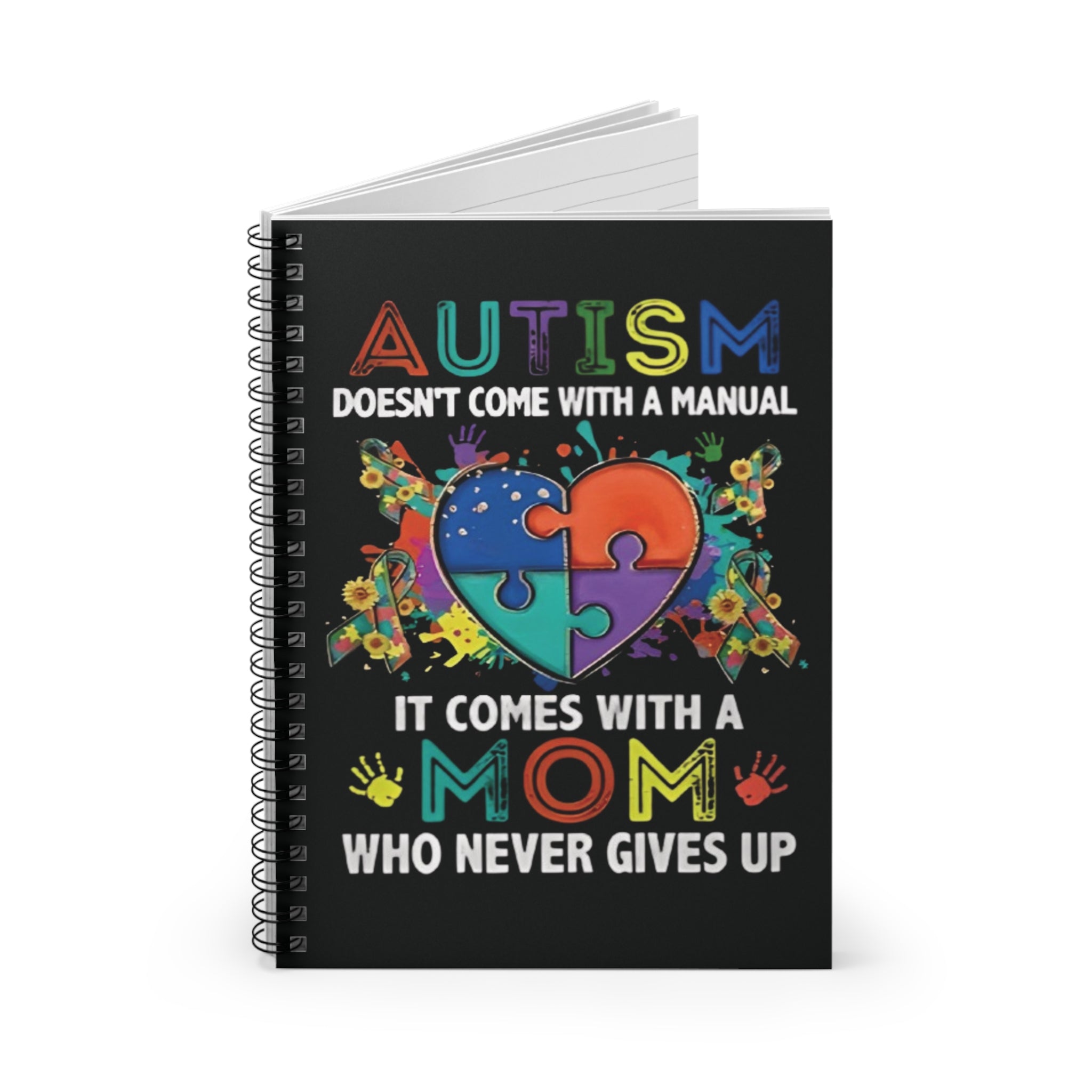 Autism Doesn't Come With A Manual, Spiral Notebook - Ruled Line