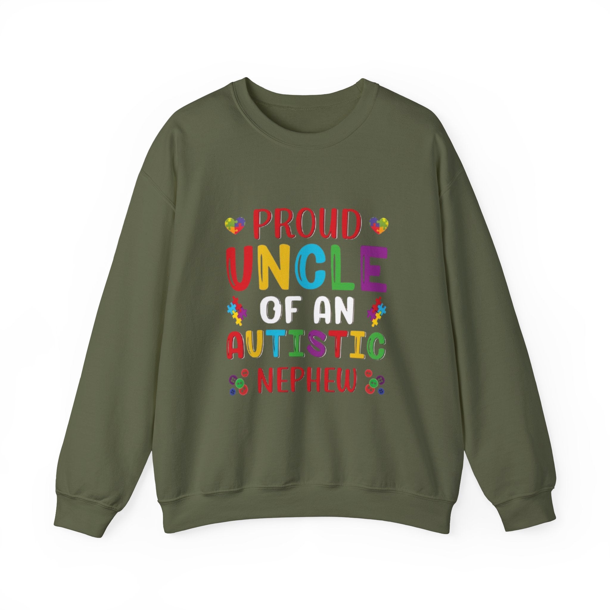Proud Uncle Of An Autistic Nephew, Autism Awareness Adult Sweatshirt