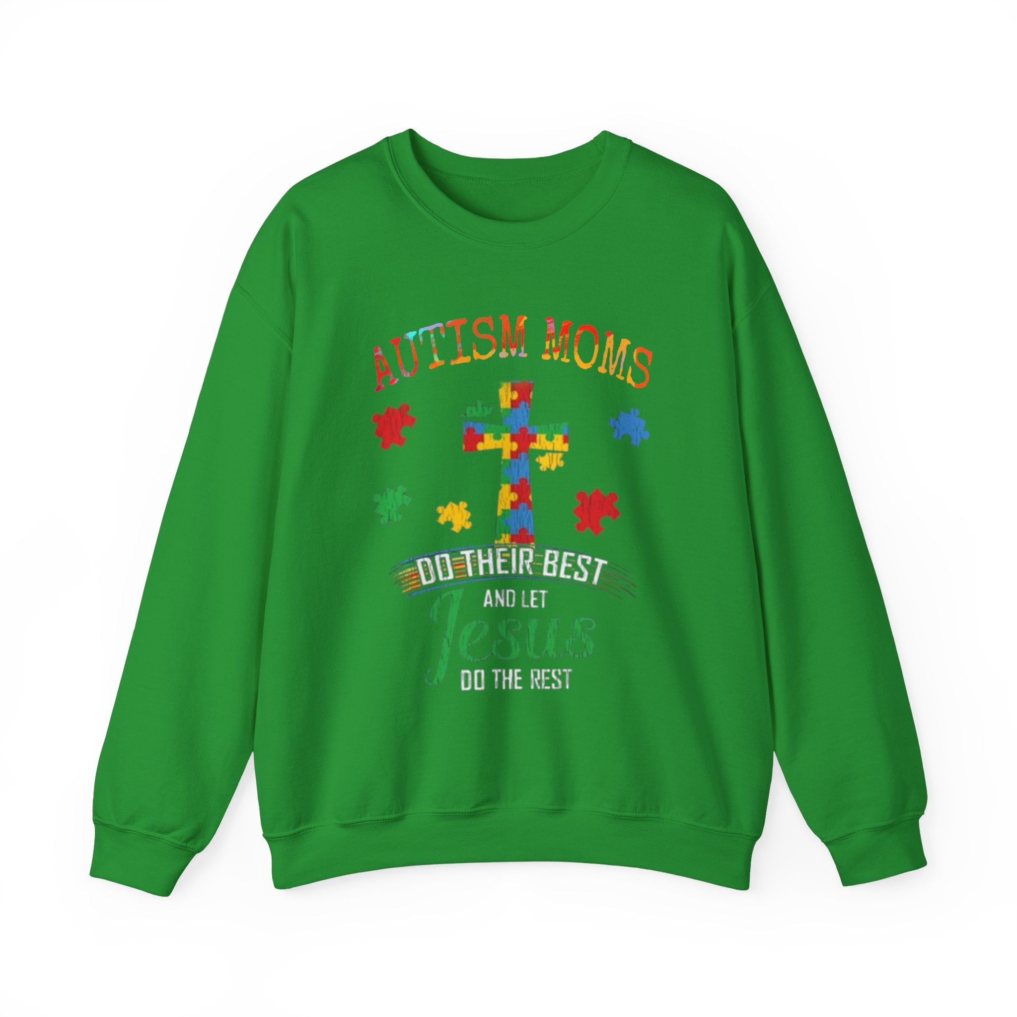 Autism Mom, Autism Awareness Adult Sweatshirt