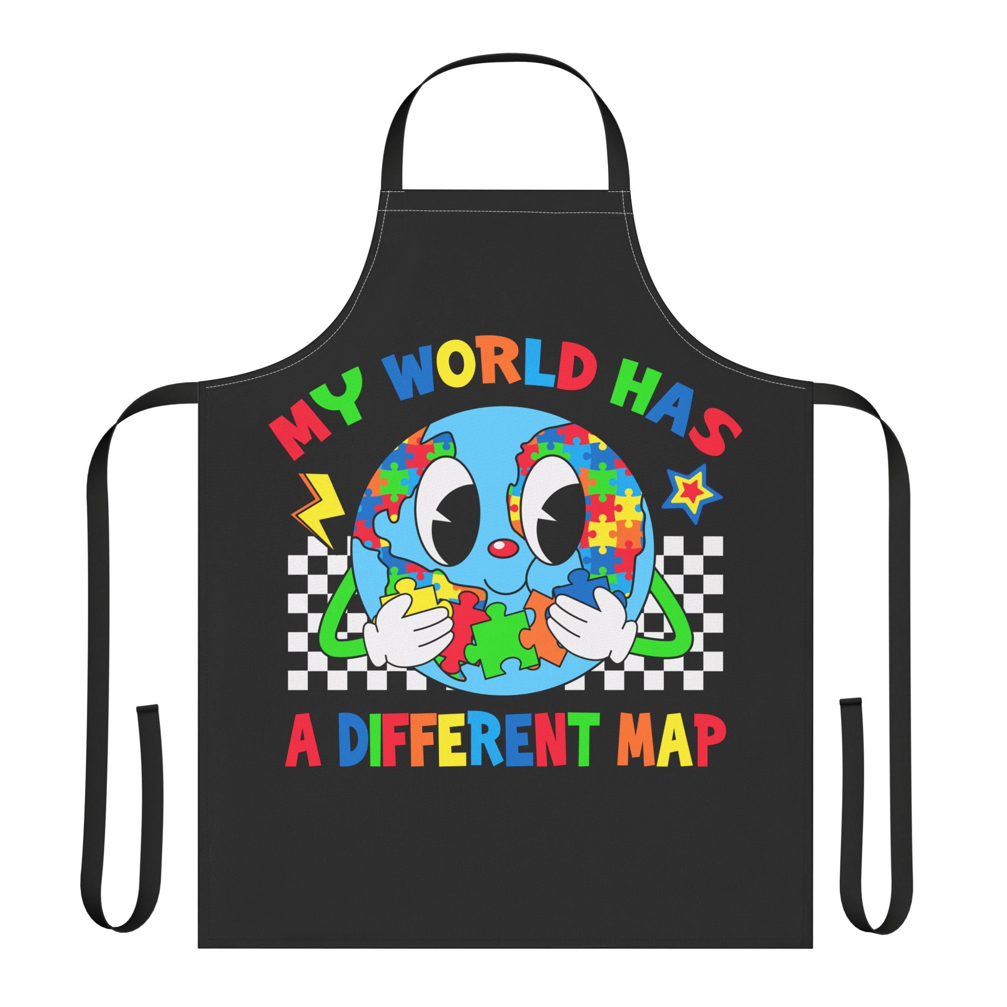 A Different Map Routine Love Apron