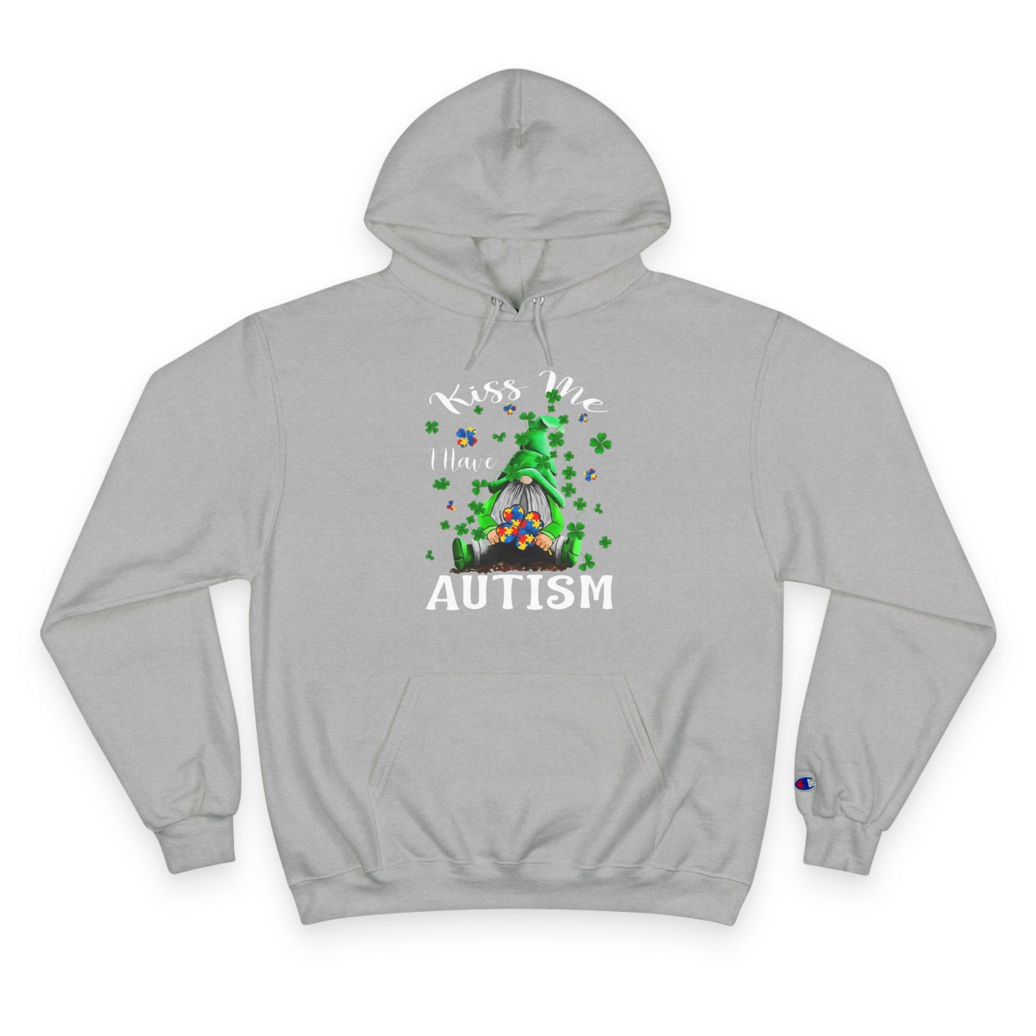 Kiss Me I Have Autism, Autism Awareness Adult Hoodie