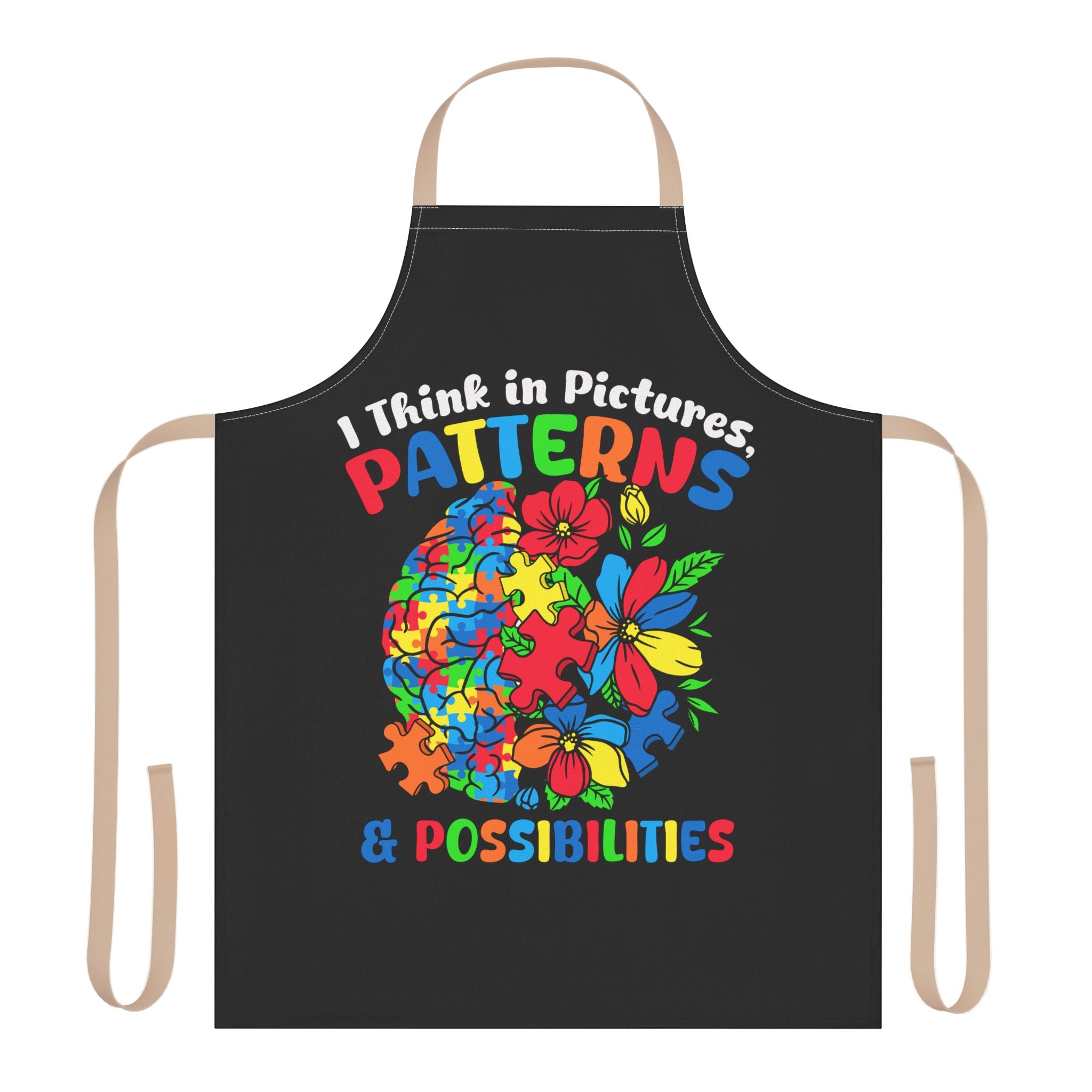 I Think In Pictures Routine Love Apron