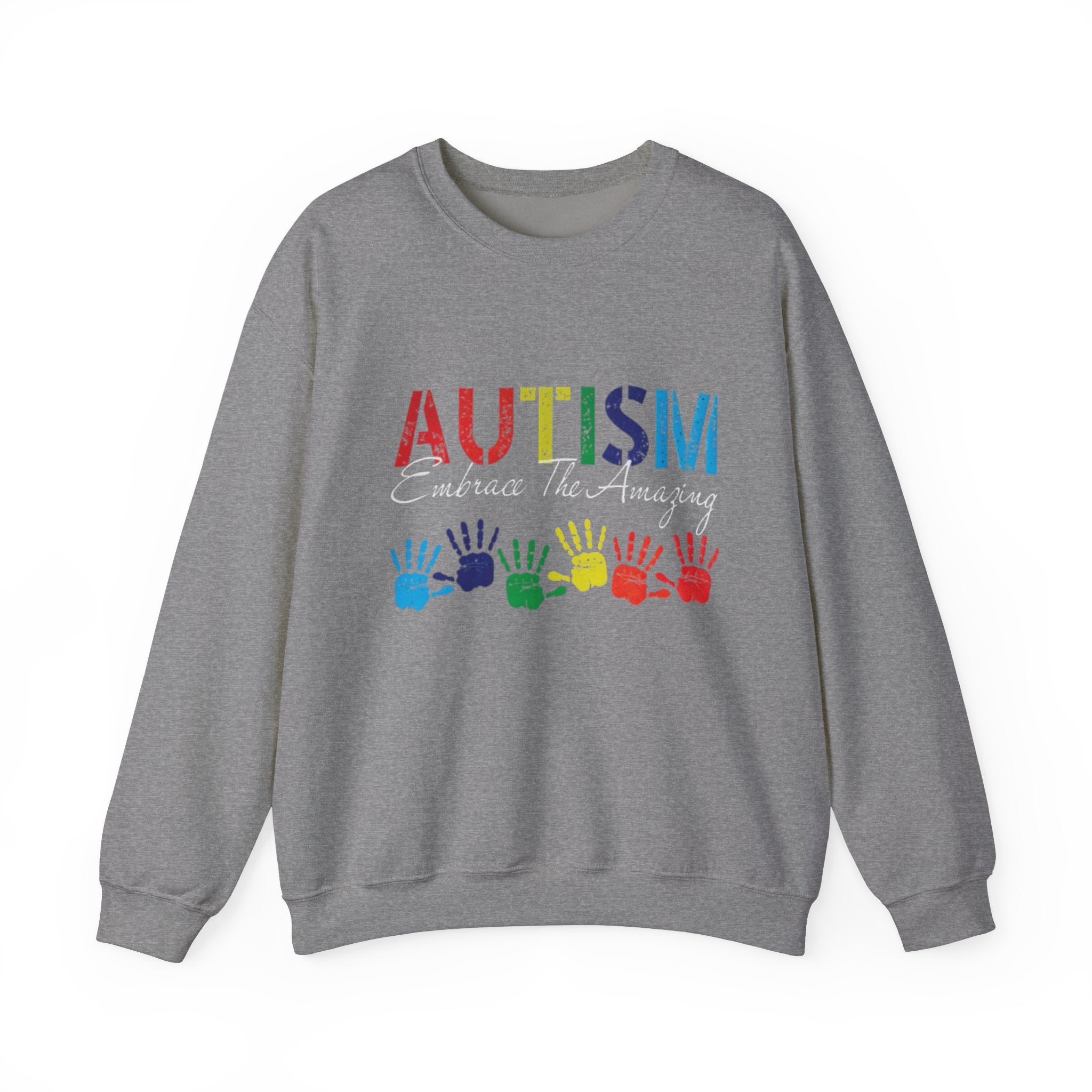 Autism Embrace The Amazing, Autism Awareness Adult Sweatshirt