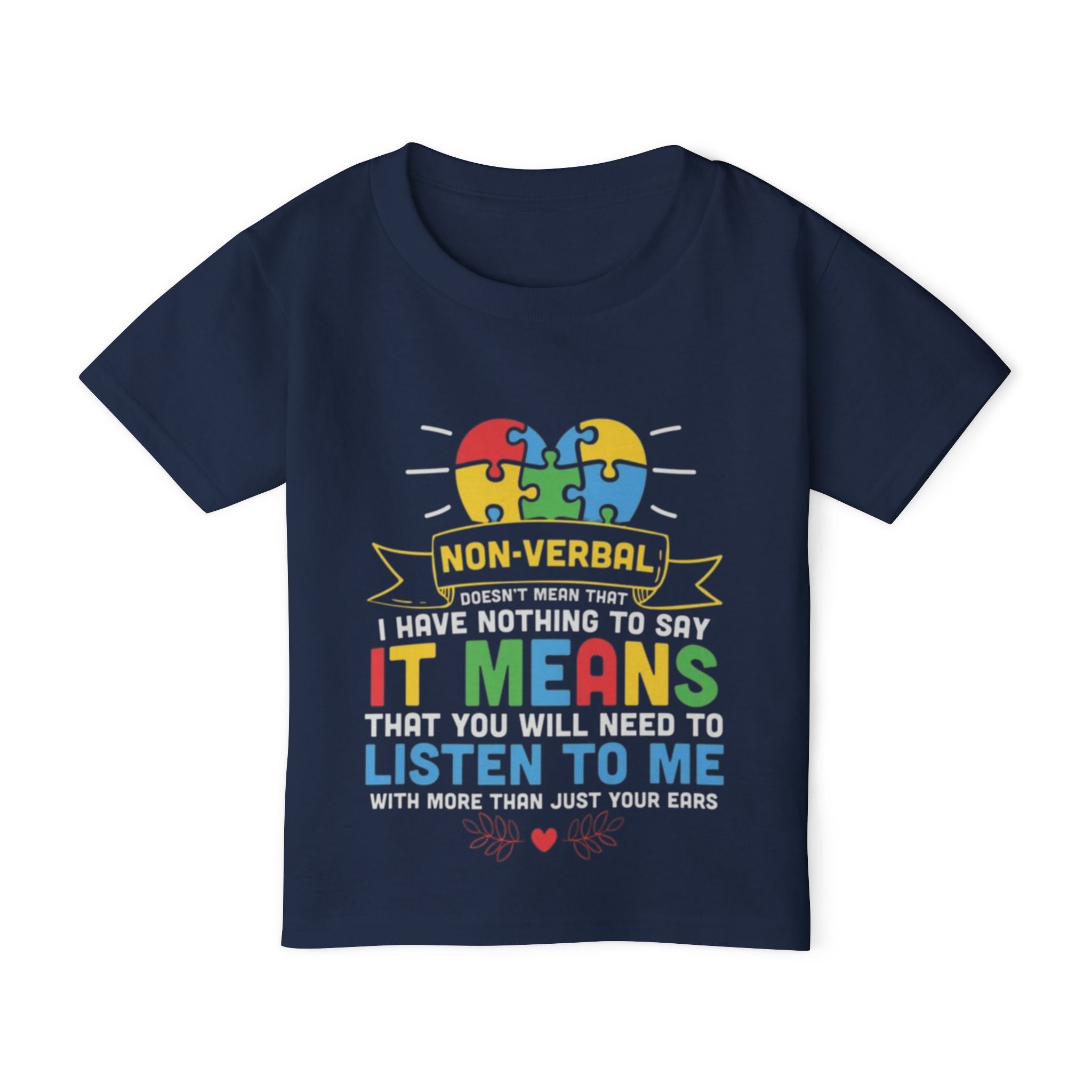 Nonverbal, Autism Awareness Toddler T-shirt