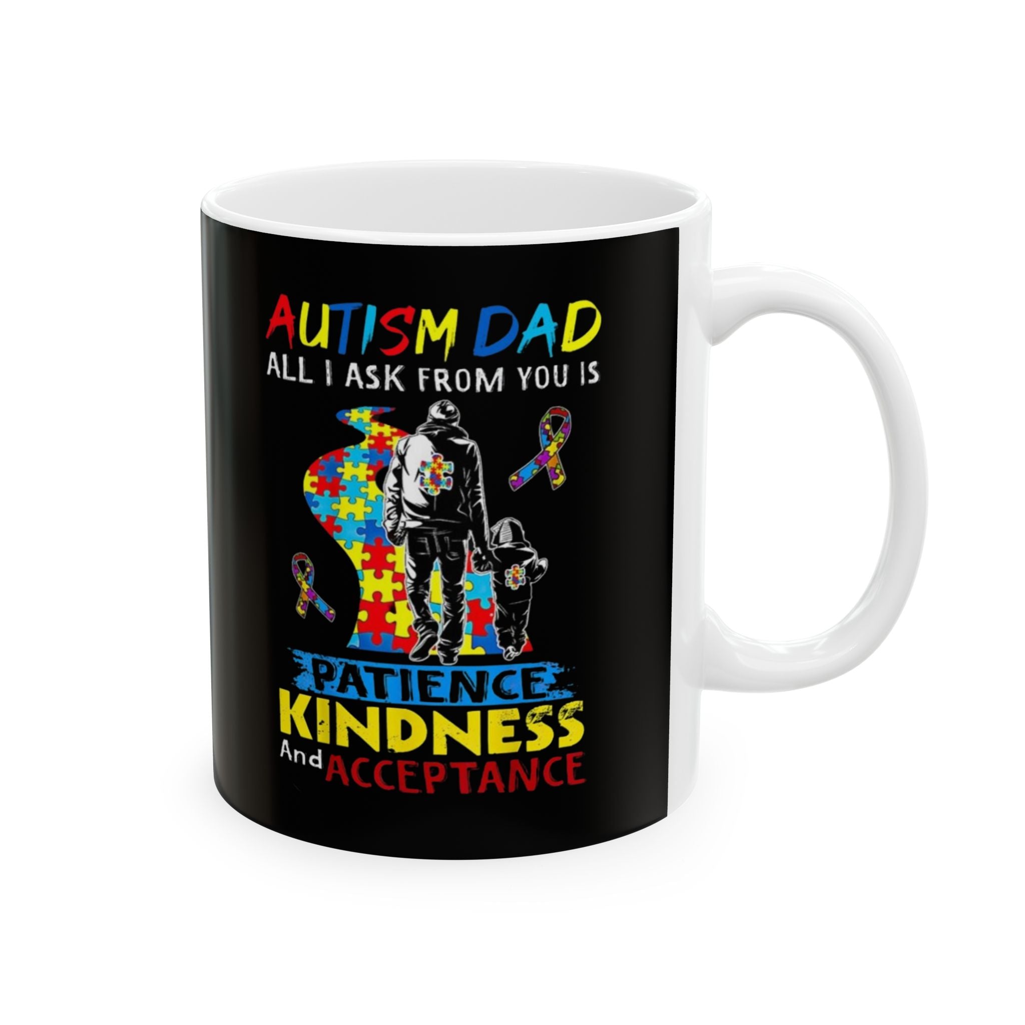Autism Dad, Ceramic Mug