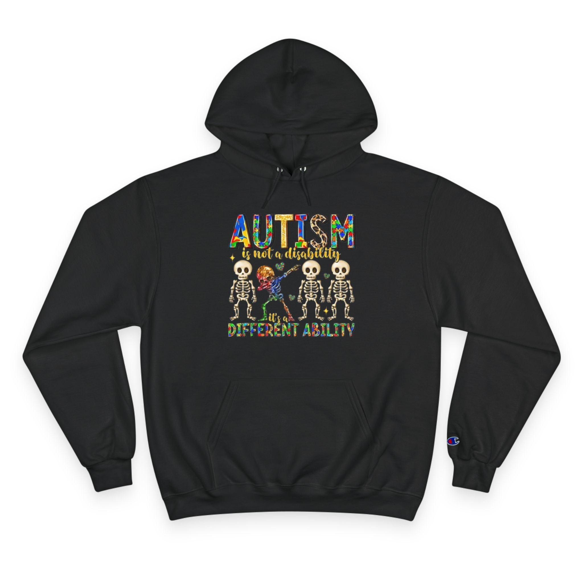 Autism Is Not A Disability, Autism Awareness Adult Hoodie