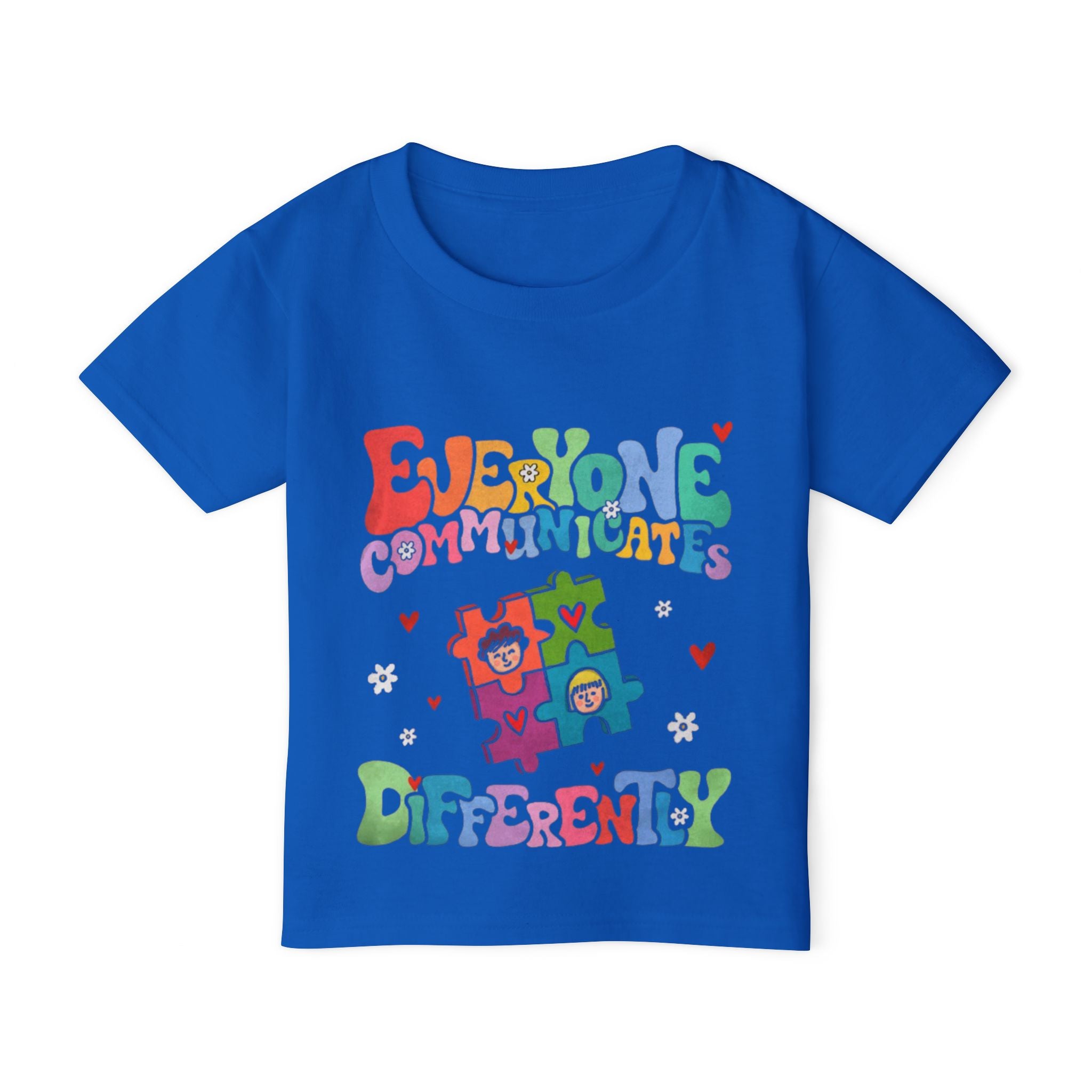 Everyone Communicates, Autism Awareness Toddler T-shirt