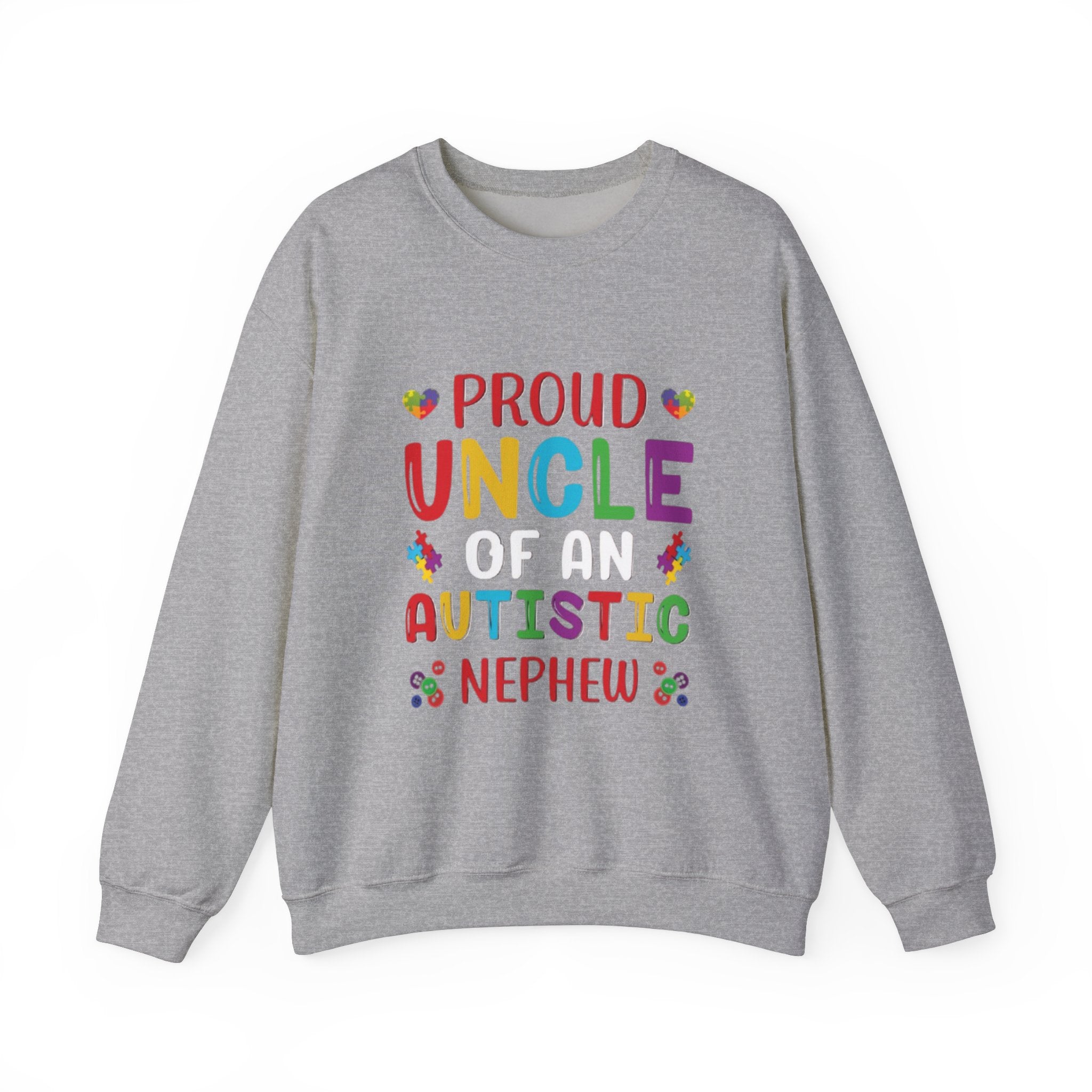 Proud Uncle Of An Autistic Nephew, Autism Awareness Adult Sweatshirt