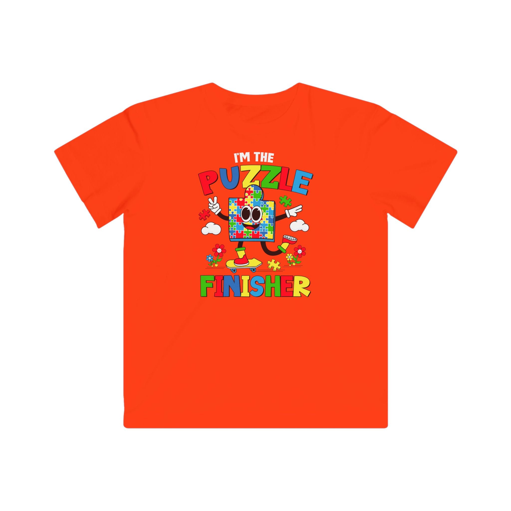 I'm The Puzzle Finisher, Kids Fine Jersey Tee