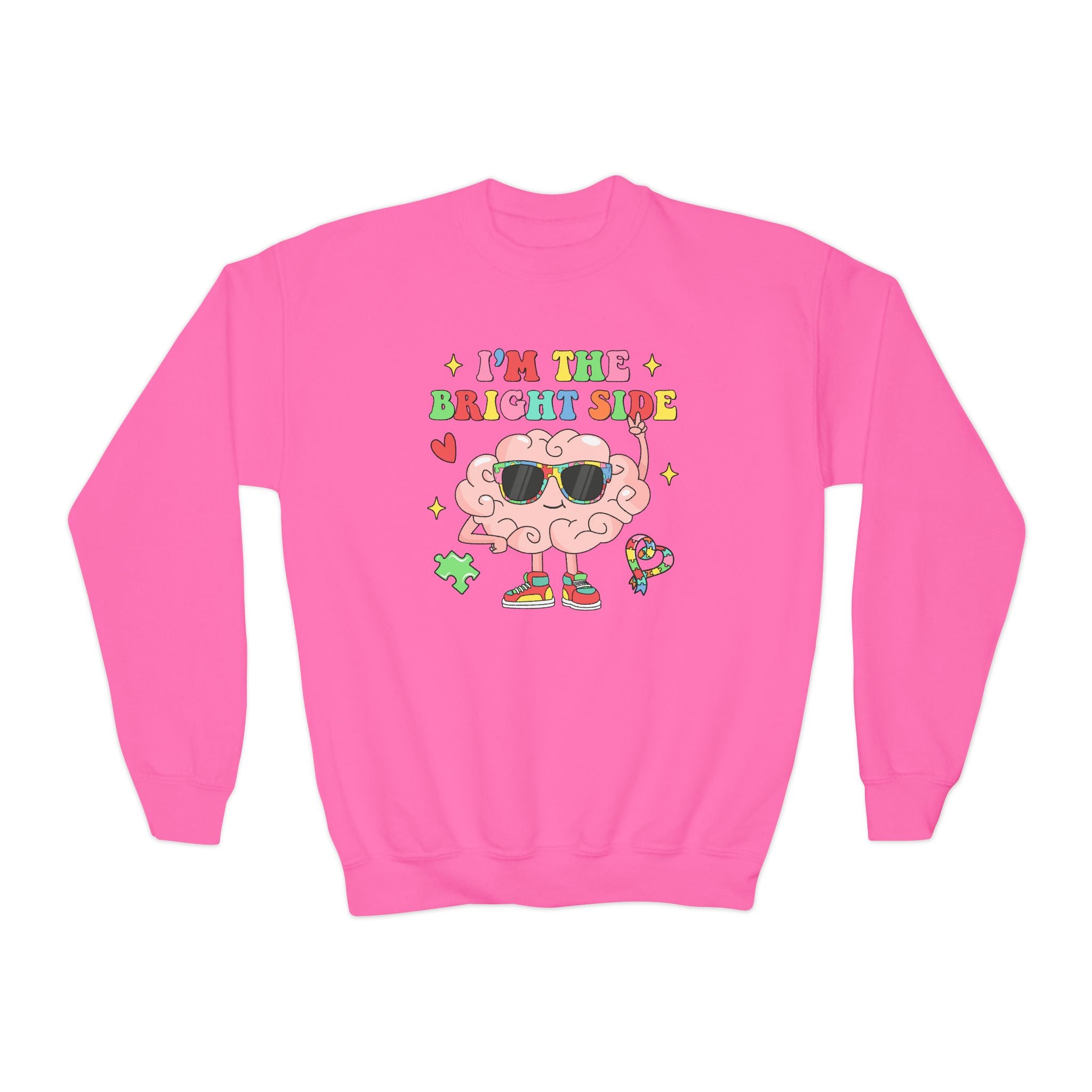 I Am The Bright Side, Youth Crewneck Sweatshirt