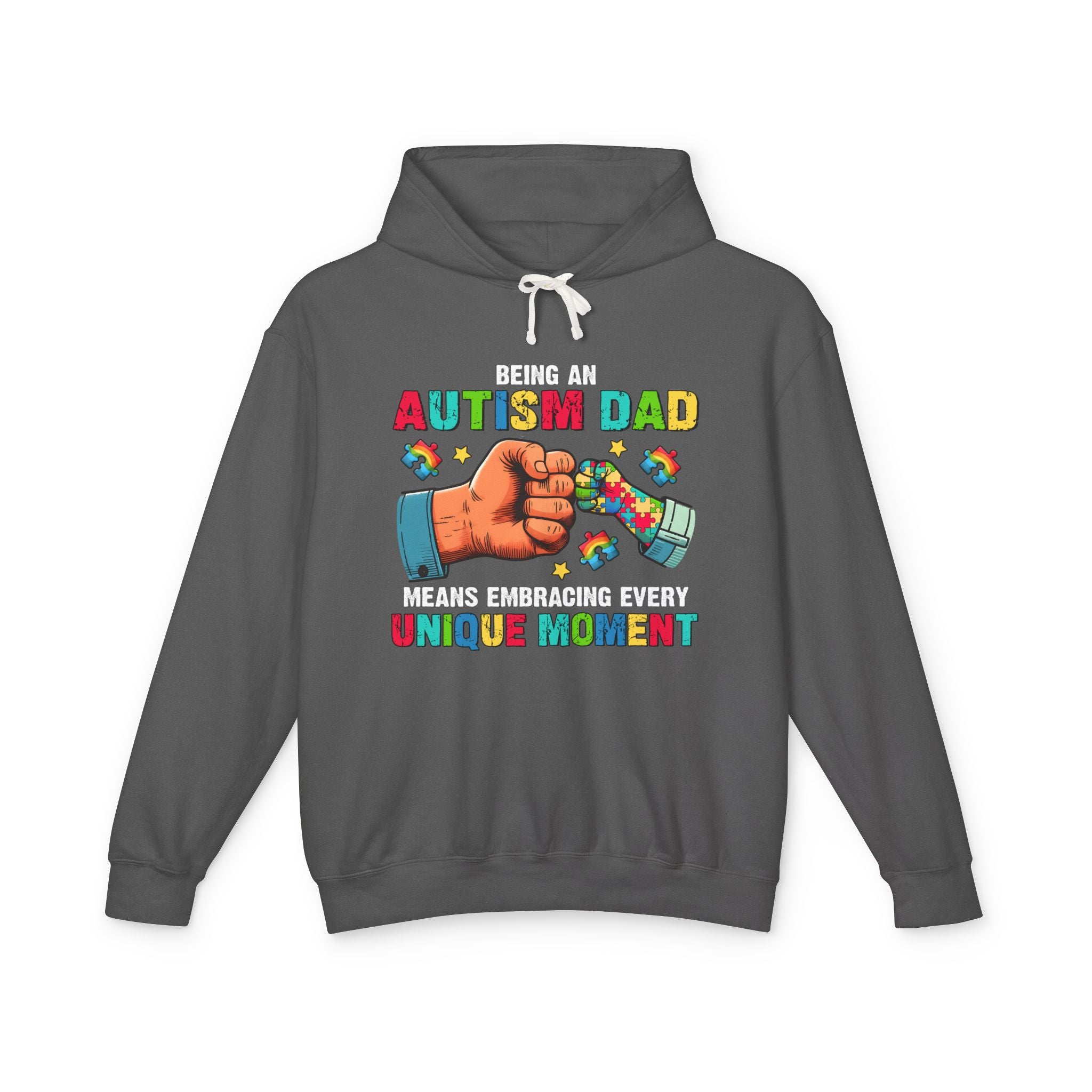 Being An Autism Dad, Autism Awareness Adult Hoodie