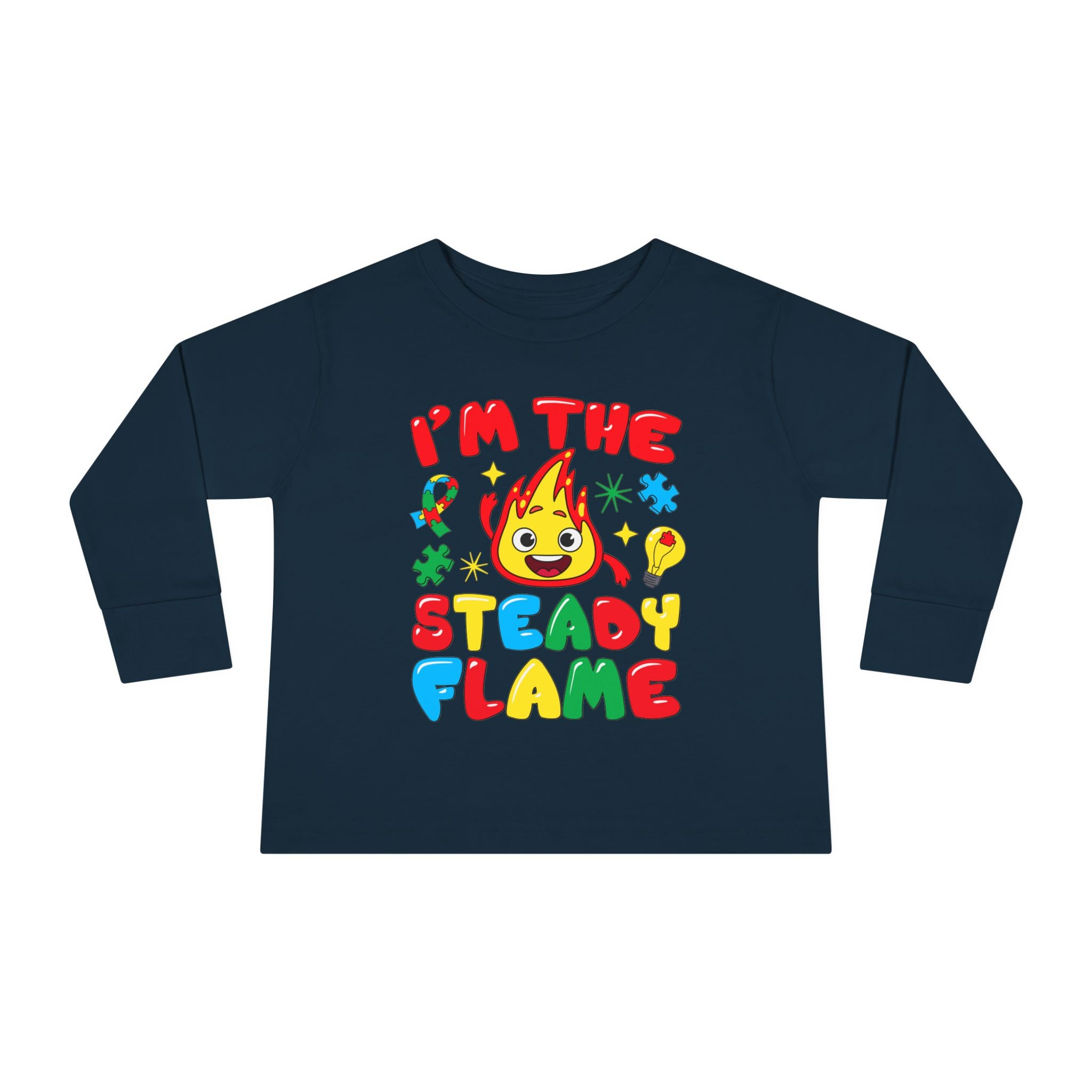 I'm The Steady Flame, Toddler Long Sleeve Tee