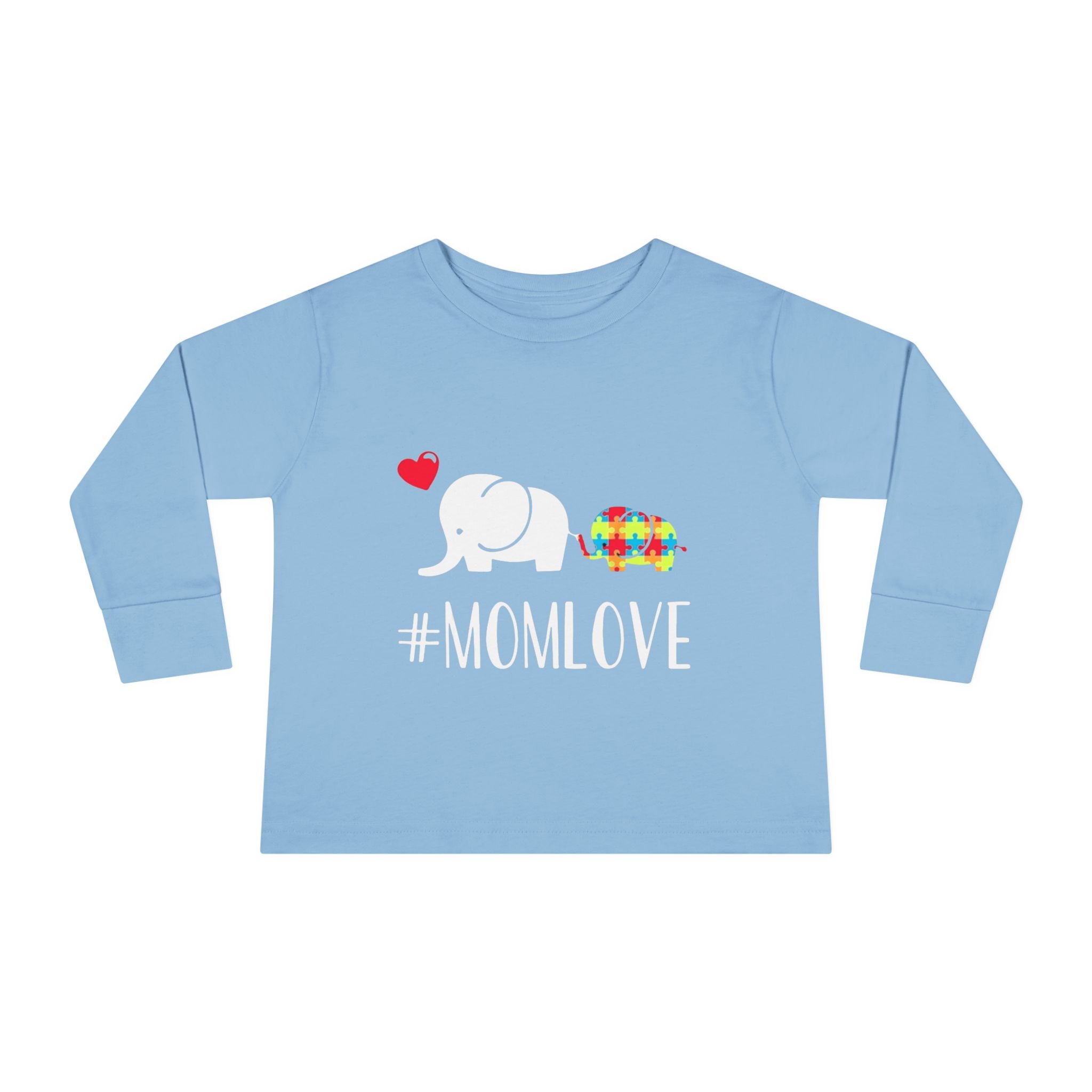 Mom Love, Autism Awareness, Toddler Long Sleeve Tee
