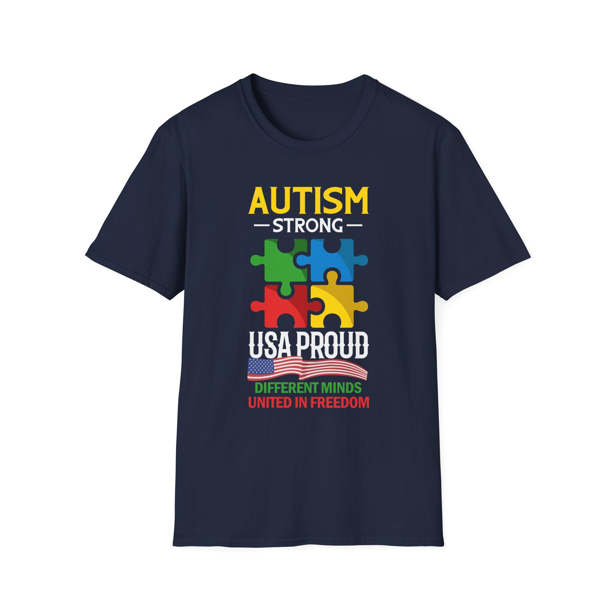 Autism Strong Autism Awareness , Adult T-Shirt