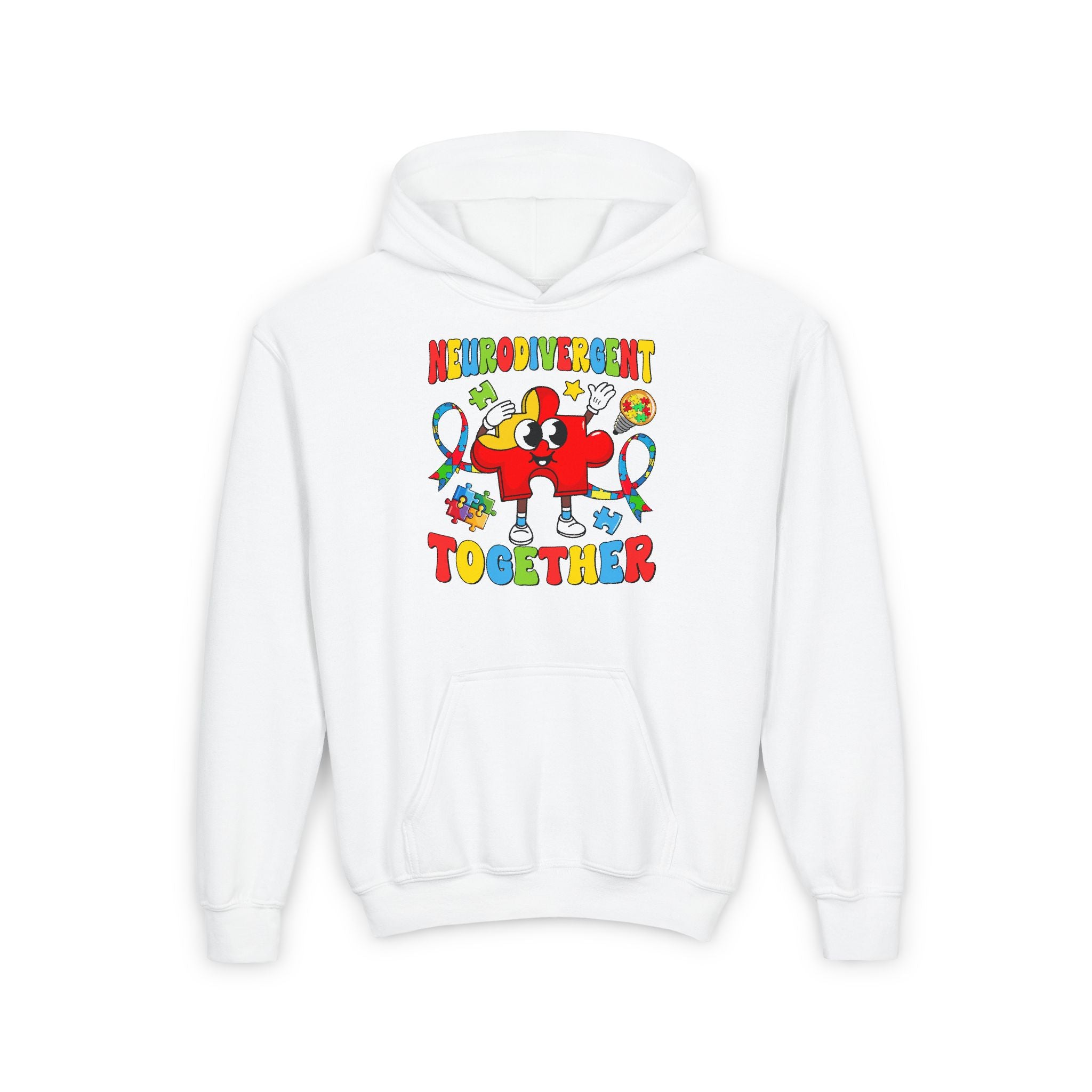 Neurodivergent Together, Youth Hoodie