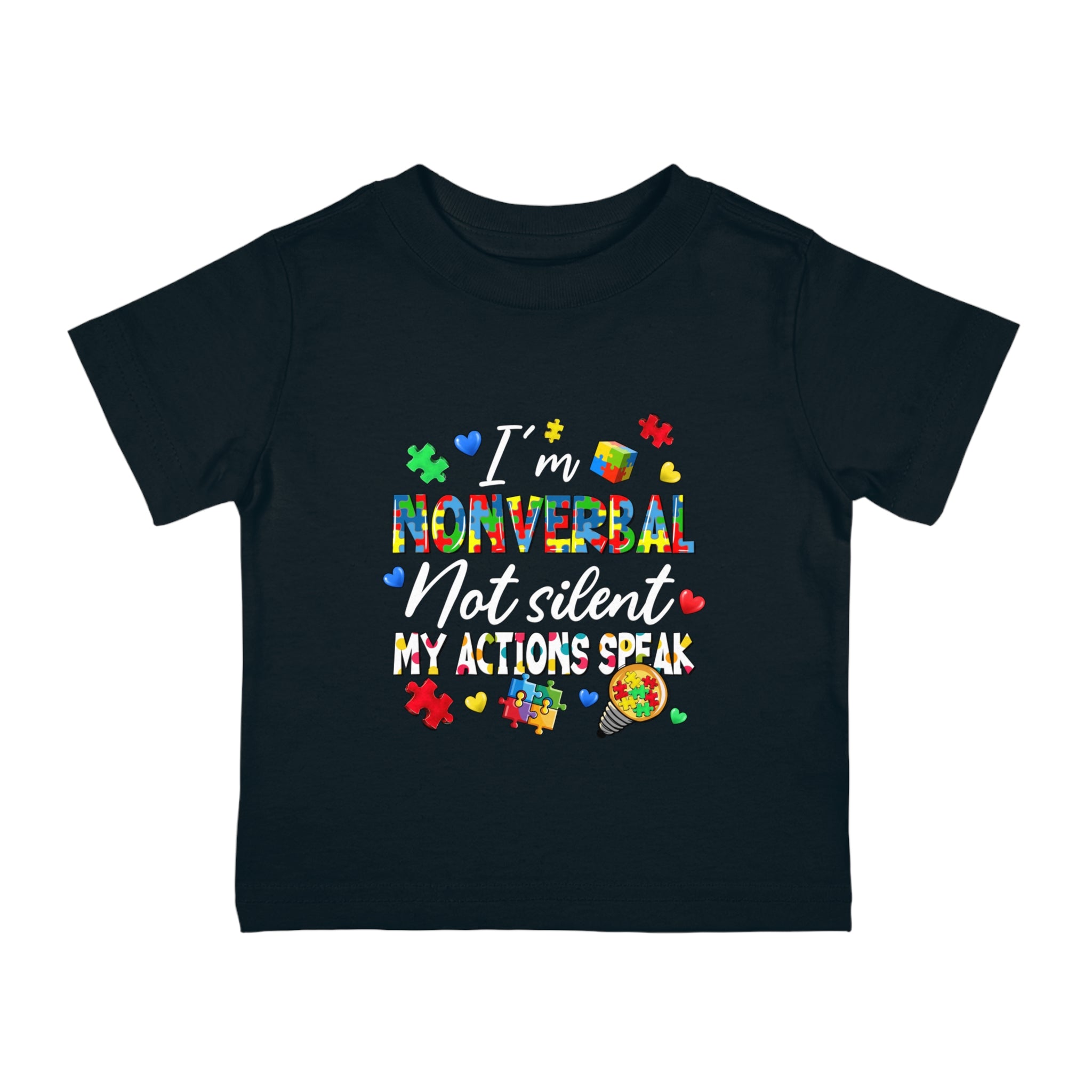 Children's Autism Awareness, Infant Cotton Jersey Tee