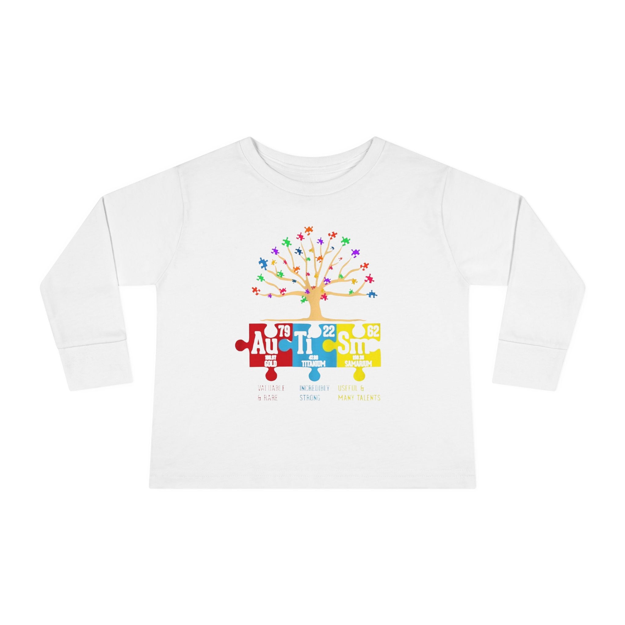 Autism Awareness Tree, Unisex Toddler Long Sleeve Shirt