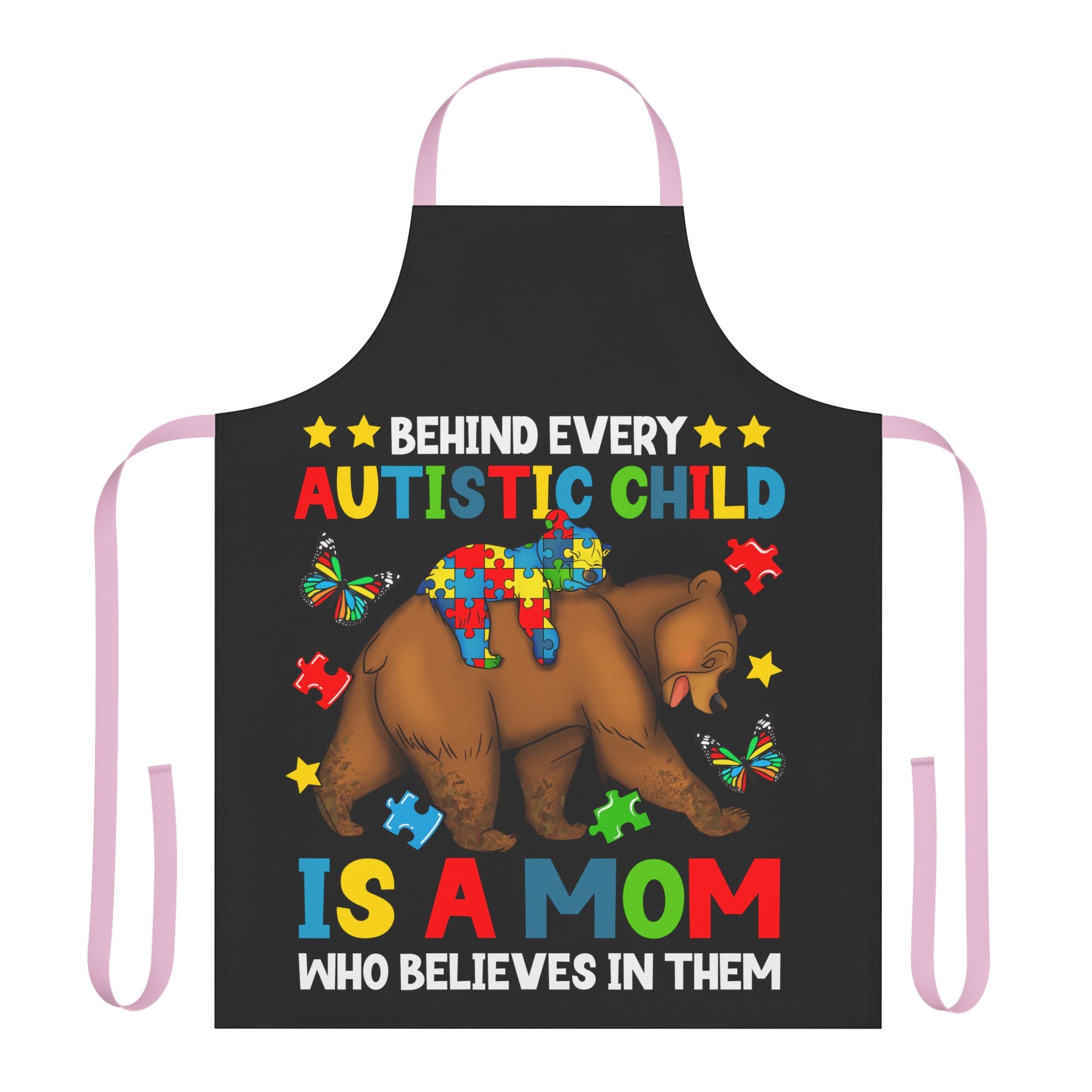 Behind Every Autistic Child Is a Mom Routine Love Apron